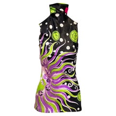 Gianni Versace Printed Dress - 
90s