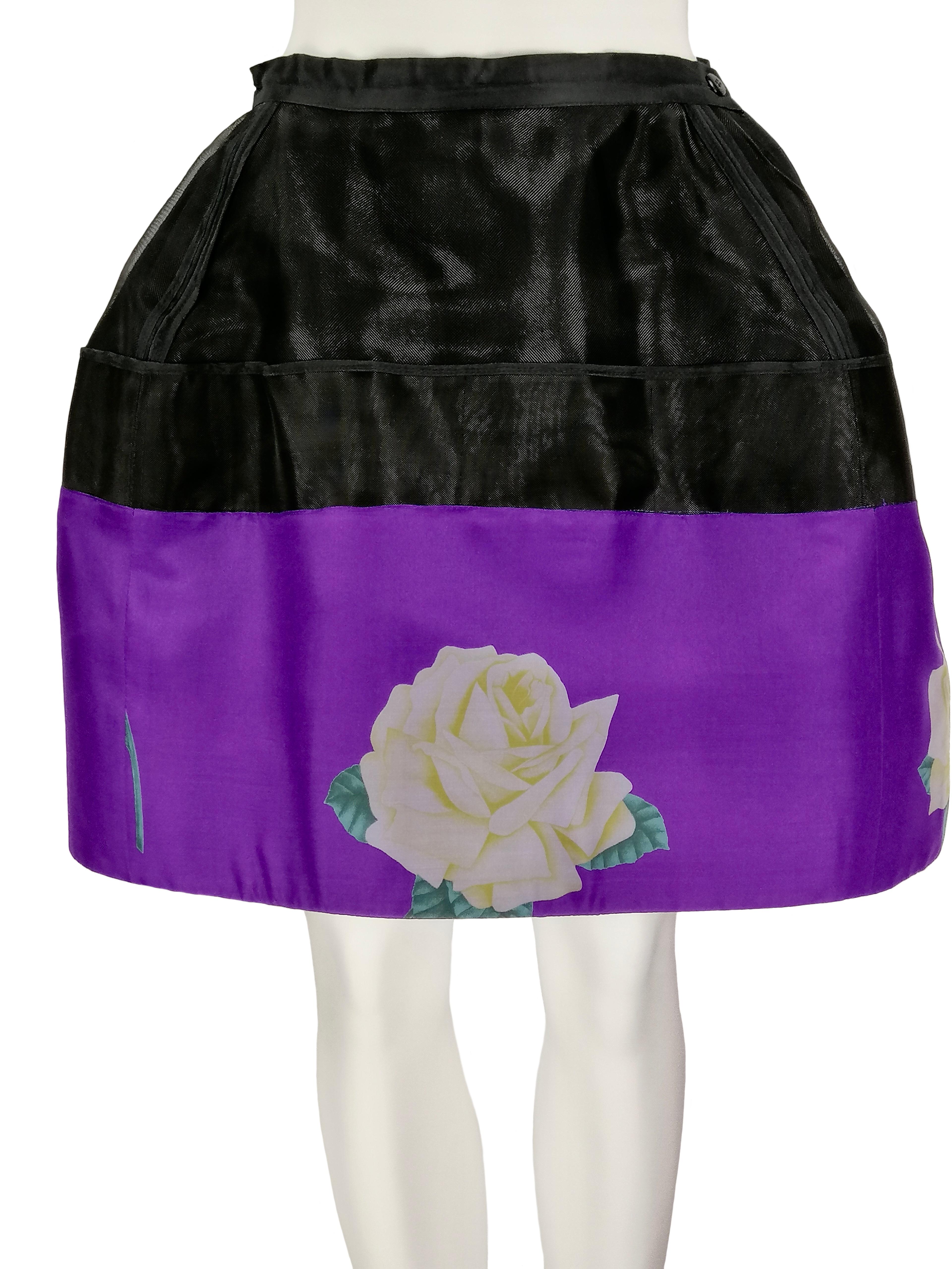 Vestido morado GIANNI VERSACE  con accesorios S/S 1990 en venta 11
