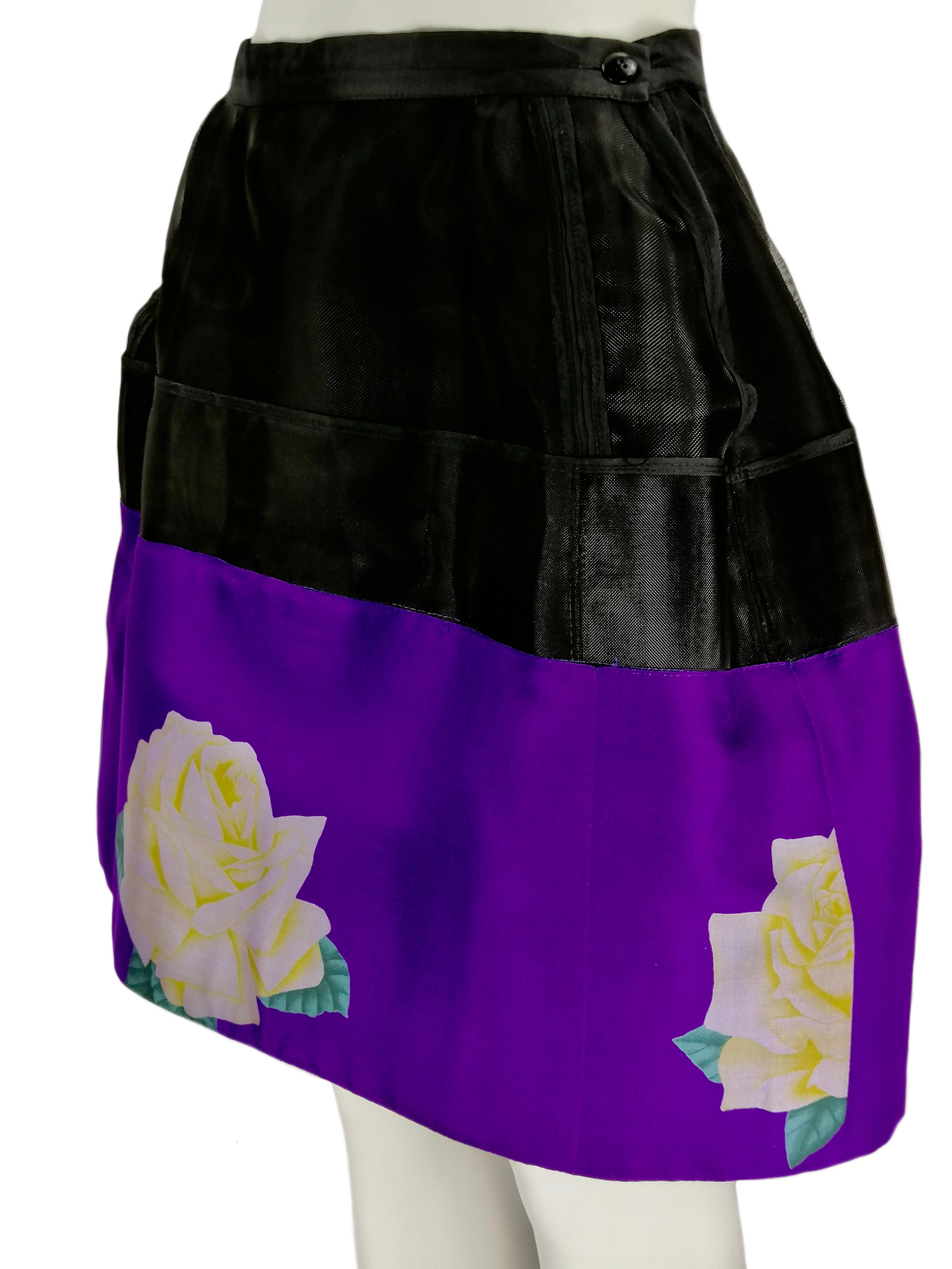Vestido morado GIANNI VERSACE  con accesorios S/S 1990 en venta 13