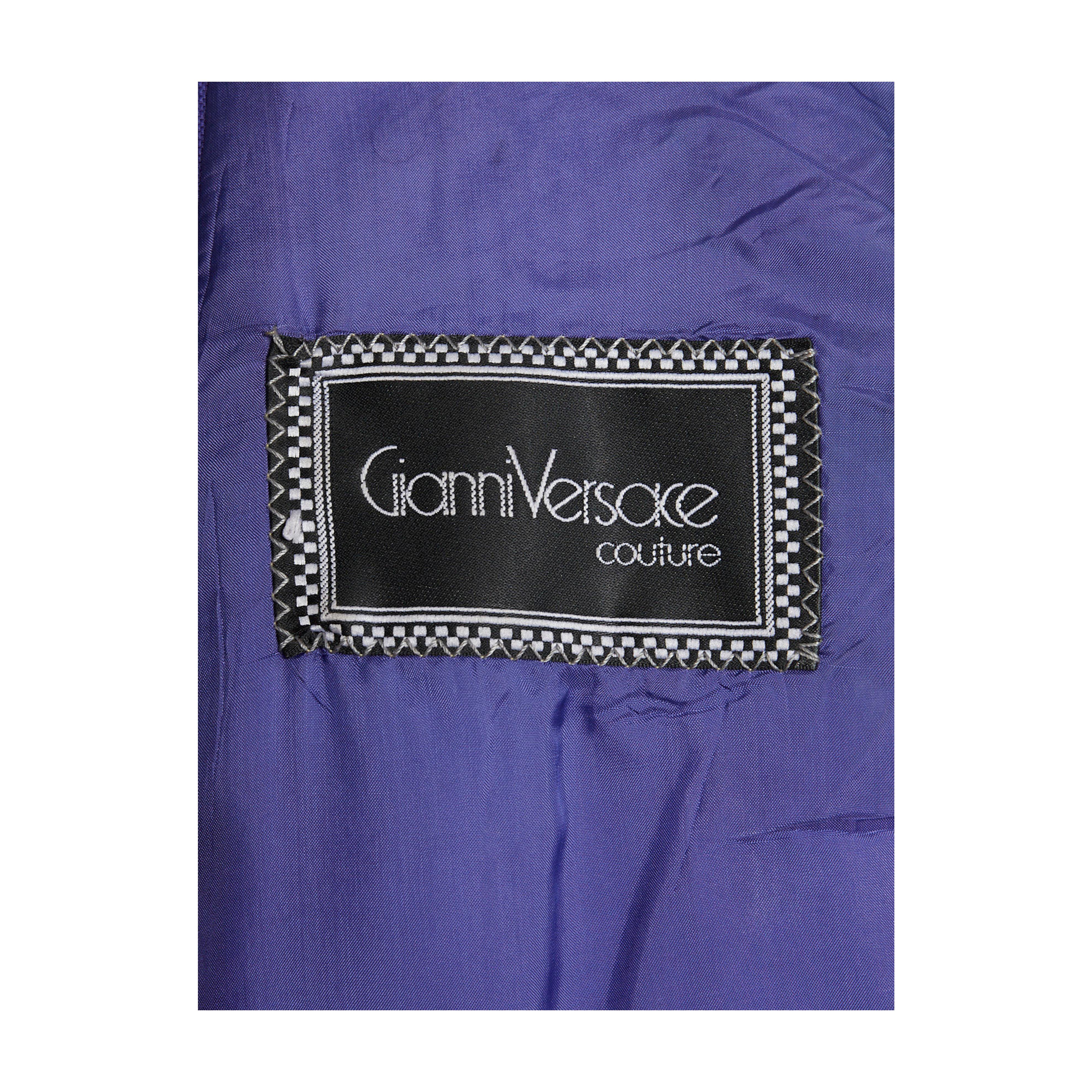 Women's Gianni Versace Purple Suit For Sale