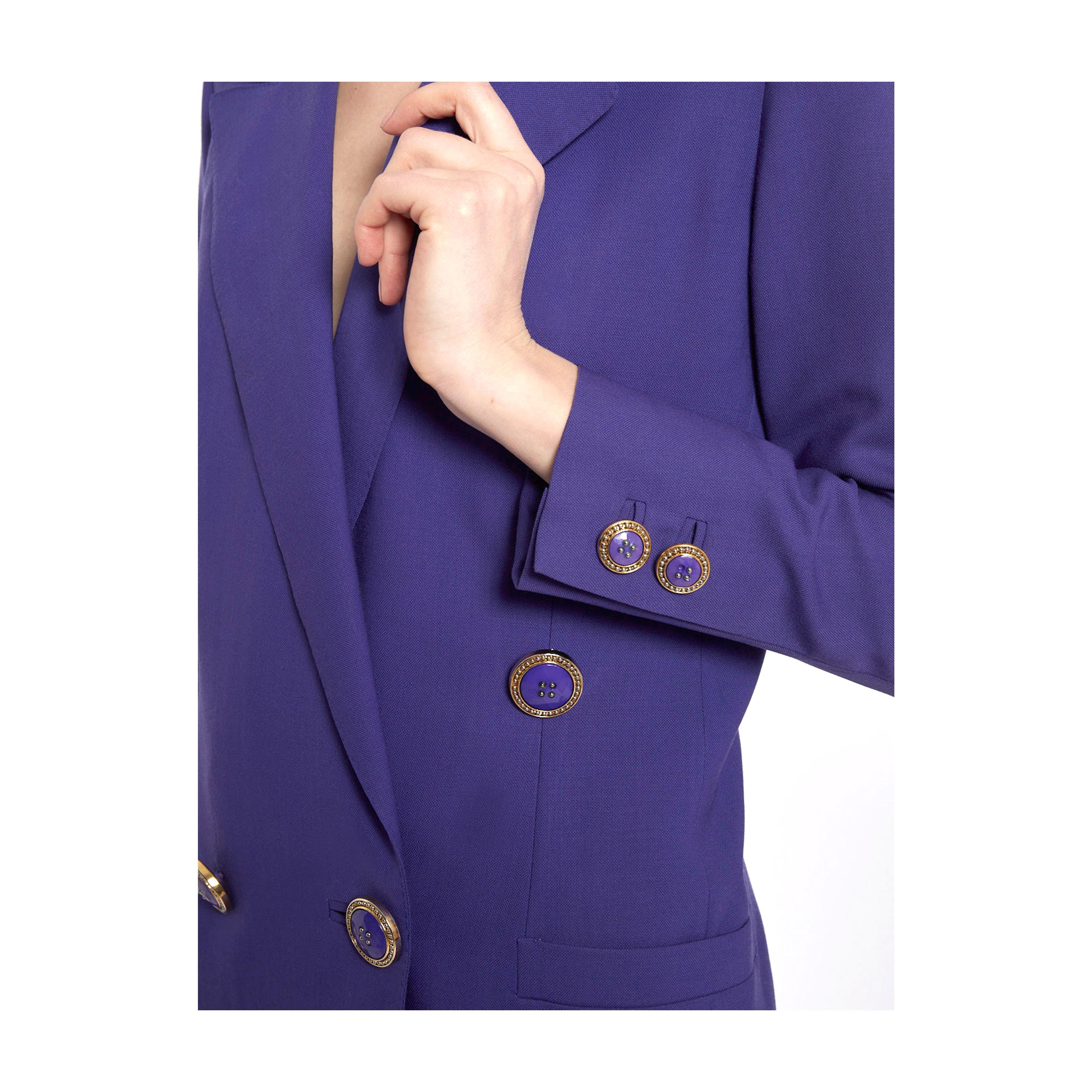 Gianni Versace Purple Suit For Sale 3