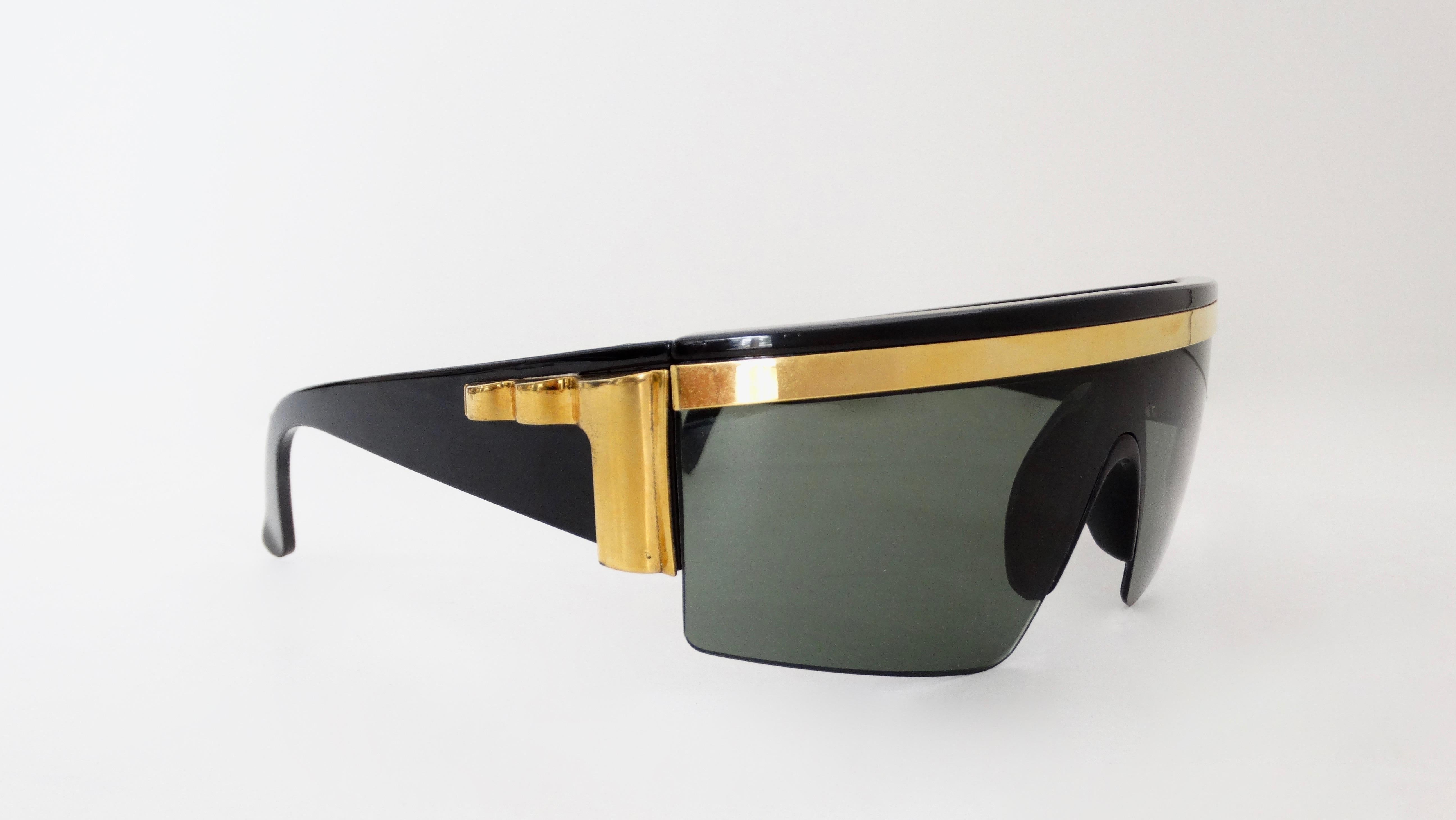 Gianni Versace Rare 1980s Update Sunglasses In Good Condition In Scottsdale, AZ