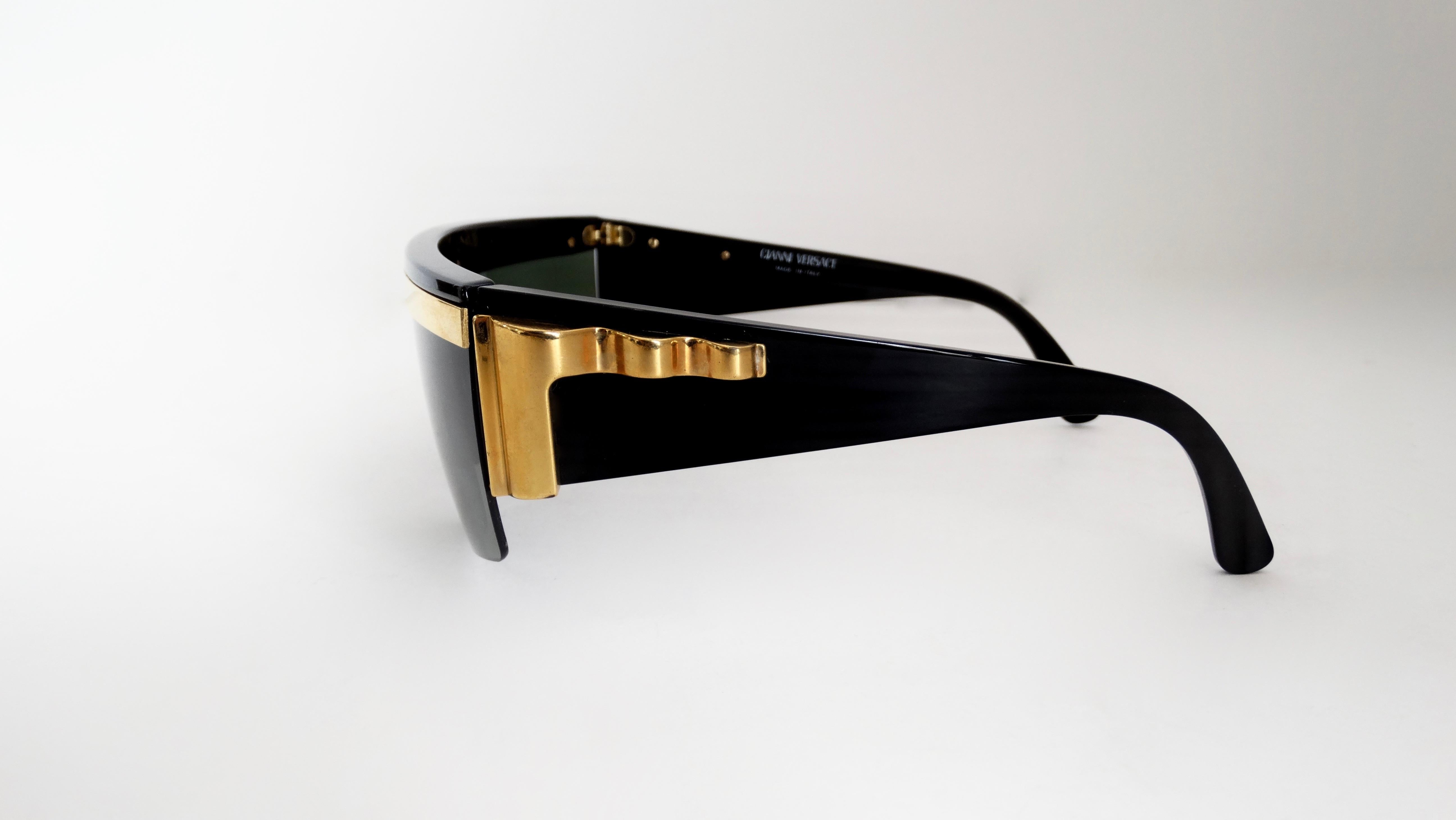 Women's or Men's Gianni Versace Rare 1980s Update Sunglasses