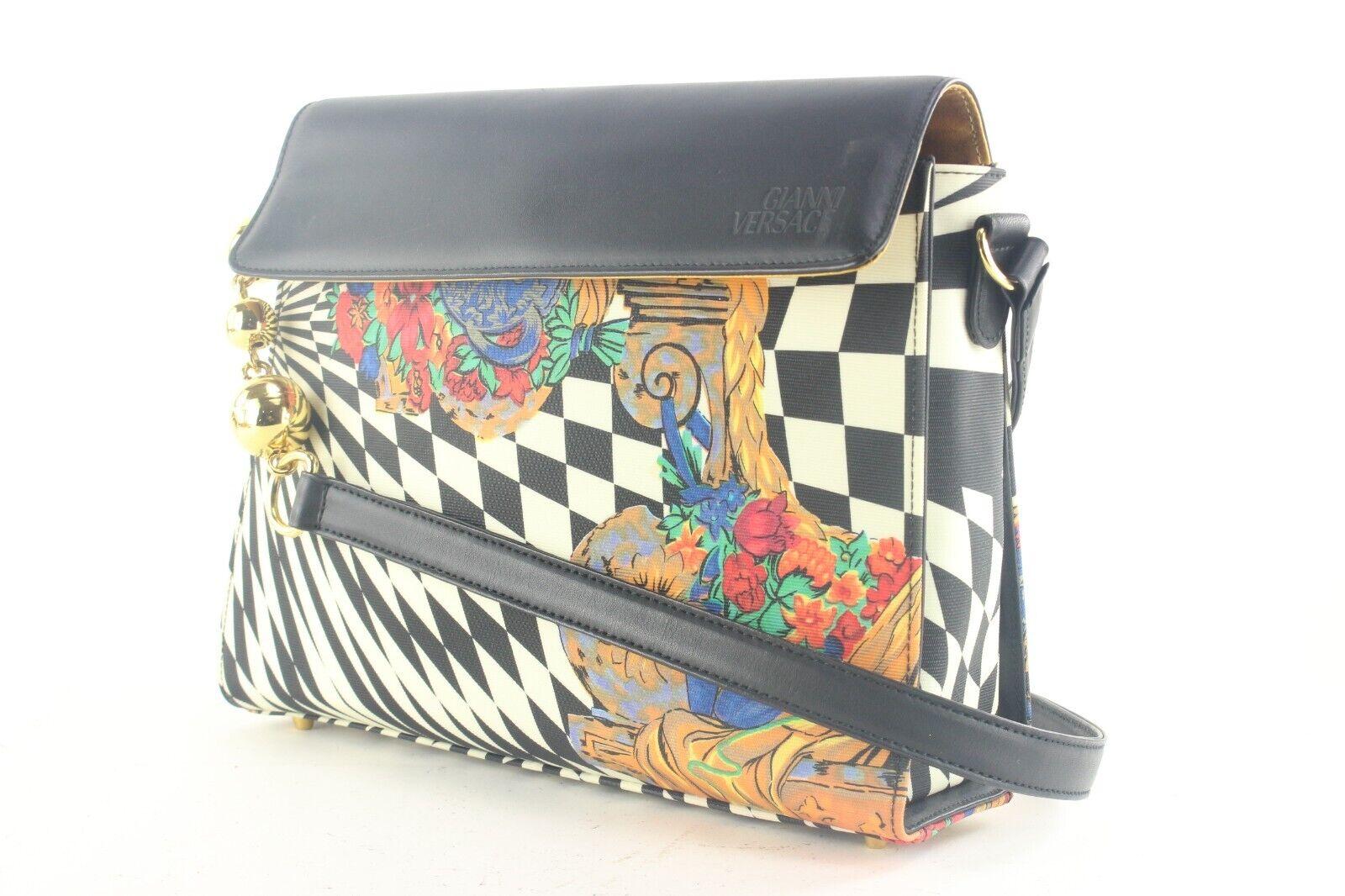 Gianni Versace Rare Psychedelic Illusion Crossbody 1GV912K For Sale 7