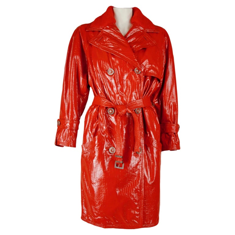 Gianni Versace Red Coat F/W 1994 For Sale at 1stDibs