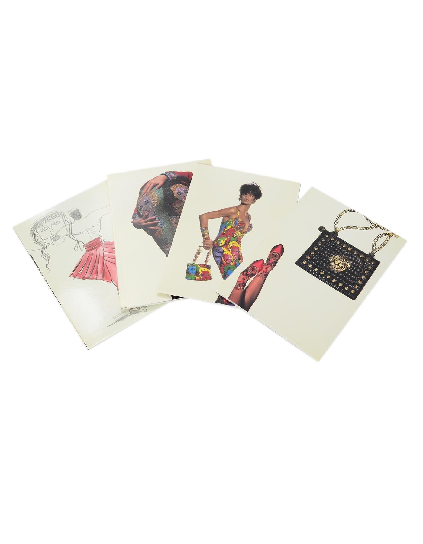 Beige Gianni Versace Roc N' Rule Vintage Postcards, Set of 20