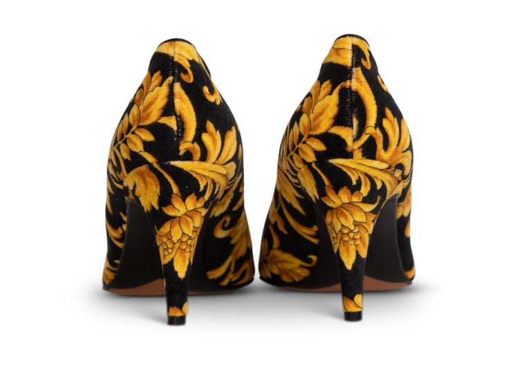 versace barocco heels
