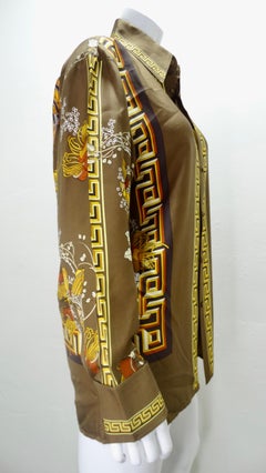 Gianni Versace Römischer Zenturio Seidenhemd