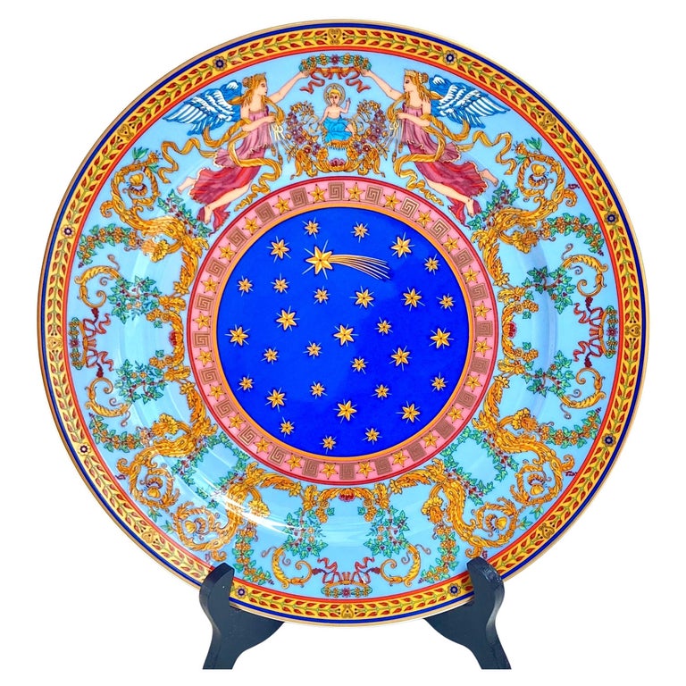 Gianni Versace Rosenthal Christmas Plate 1997 “Navité” For Sale at 1stDibs