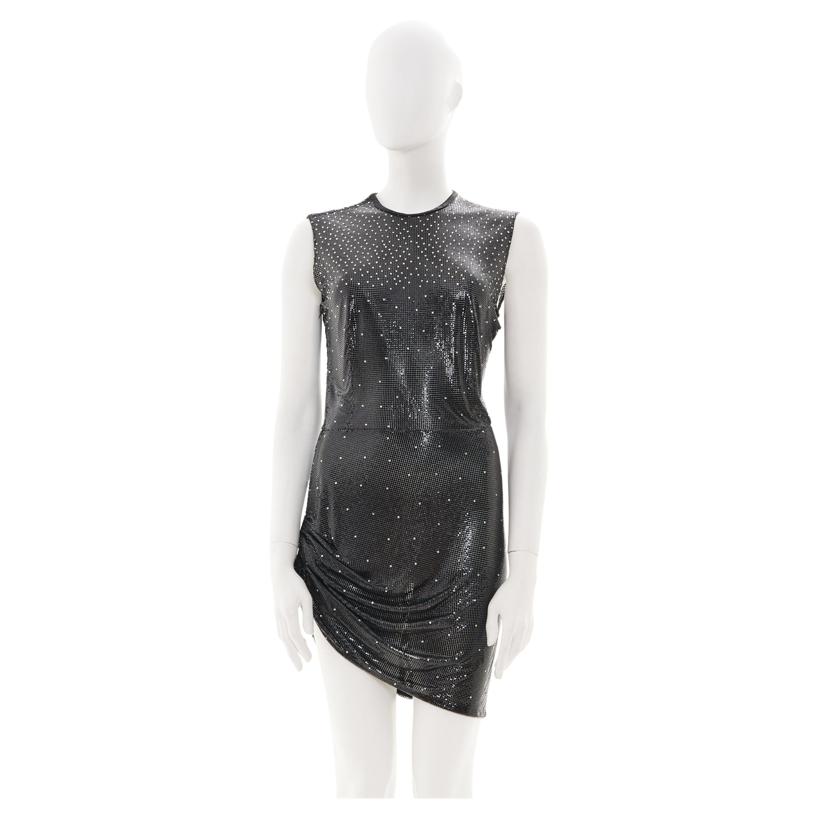 Gianni Versace S/S 1988 Chainmail Orton Mini Dress in vendita