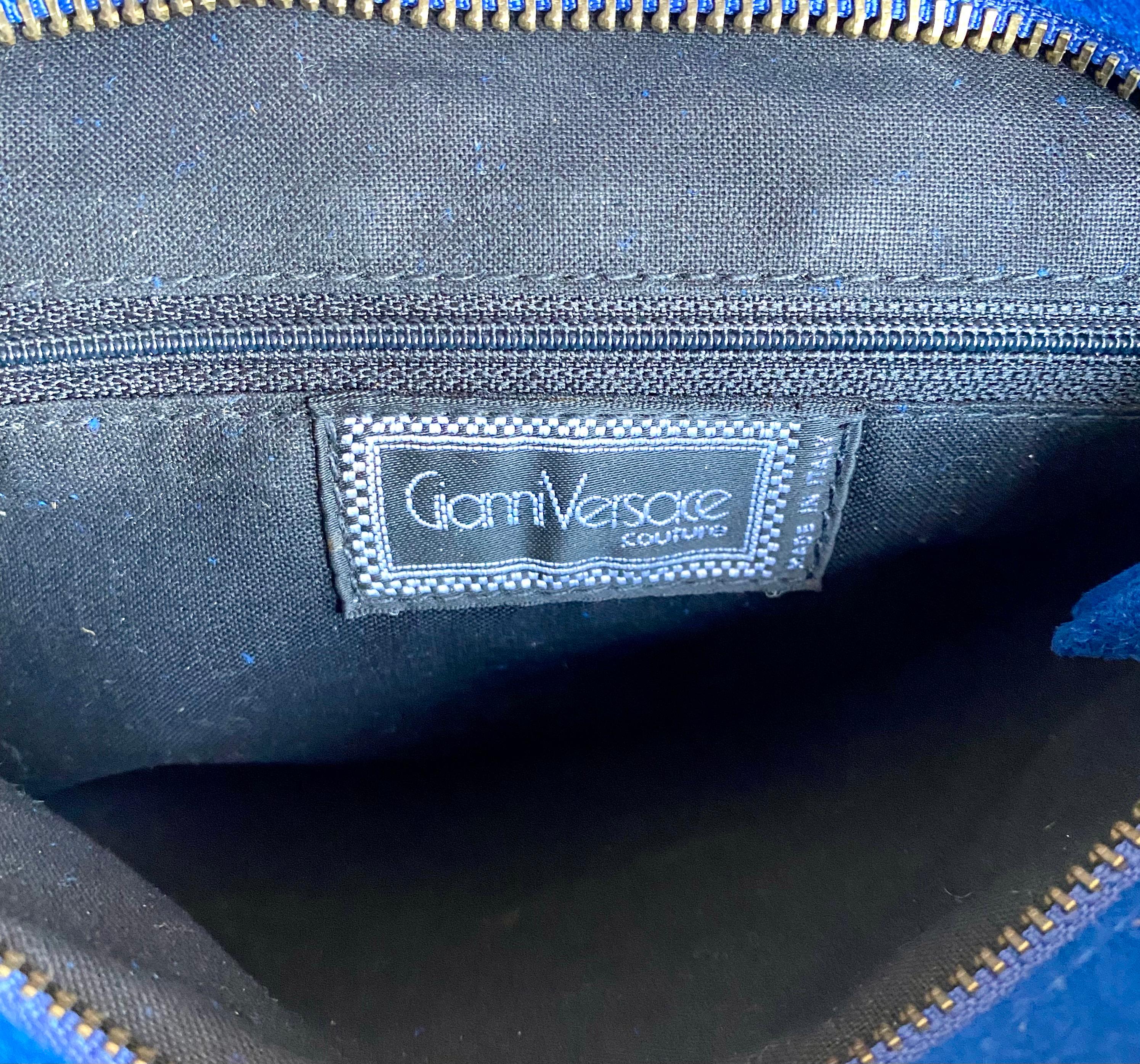 versace velvet bag