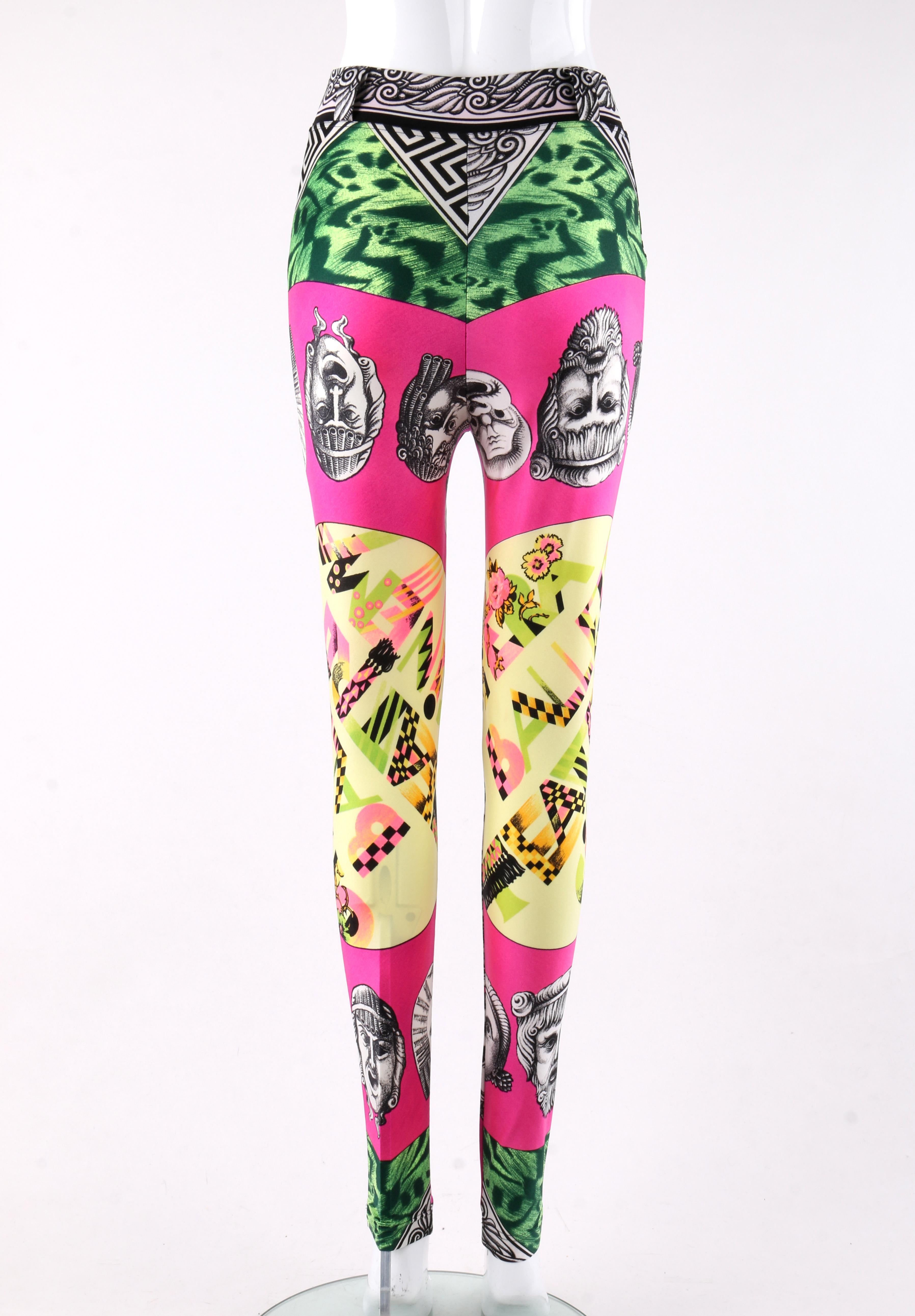 GIANNI VERSACE S/S 1991 “Warhol” Balletto Teatro Printed Leggings For ...