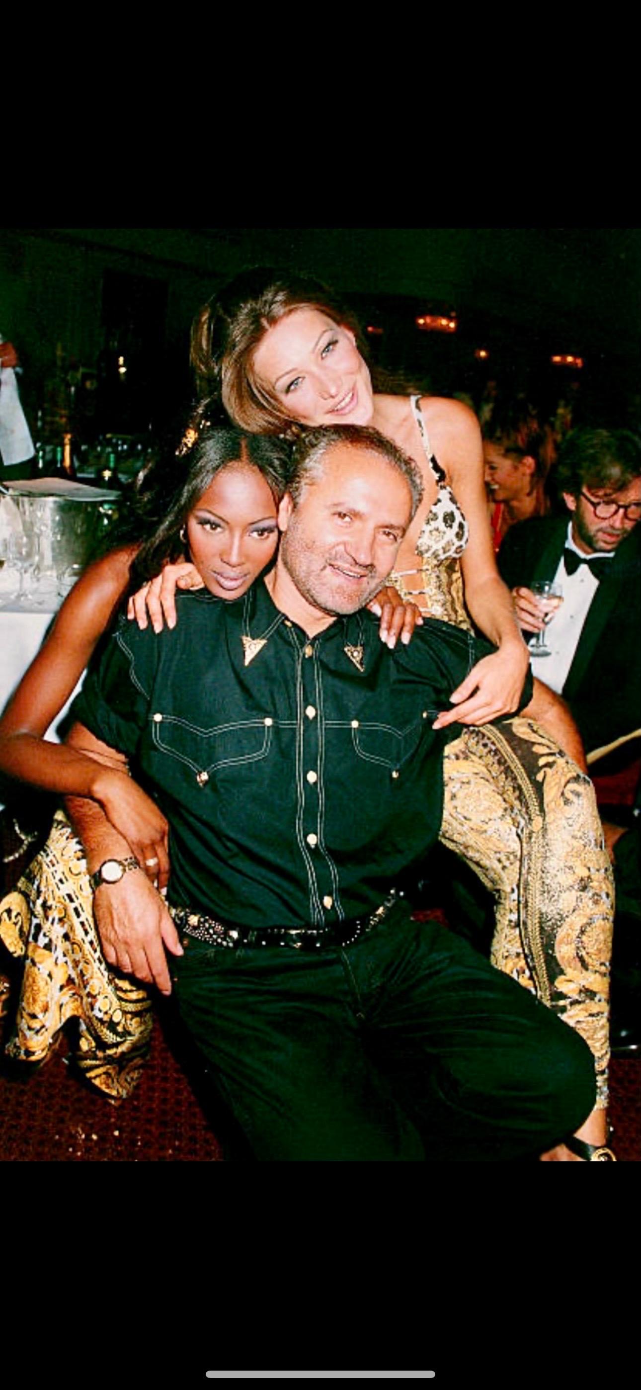 Gianni Versace P/E 1992 Tuta Bustier Impreziosita Barocca Jumpsuit in vendita 12