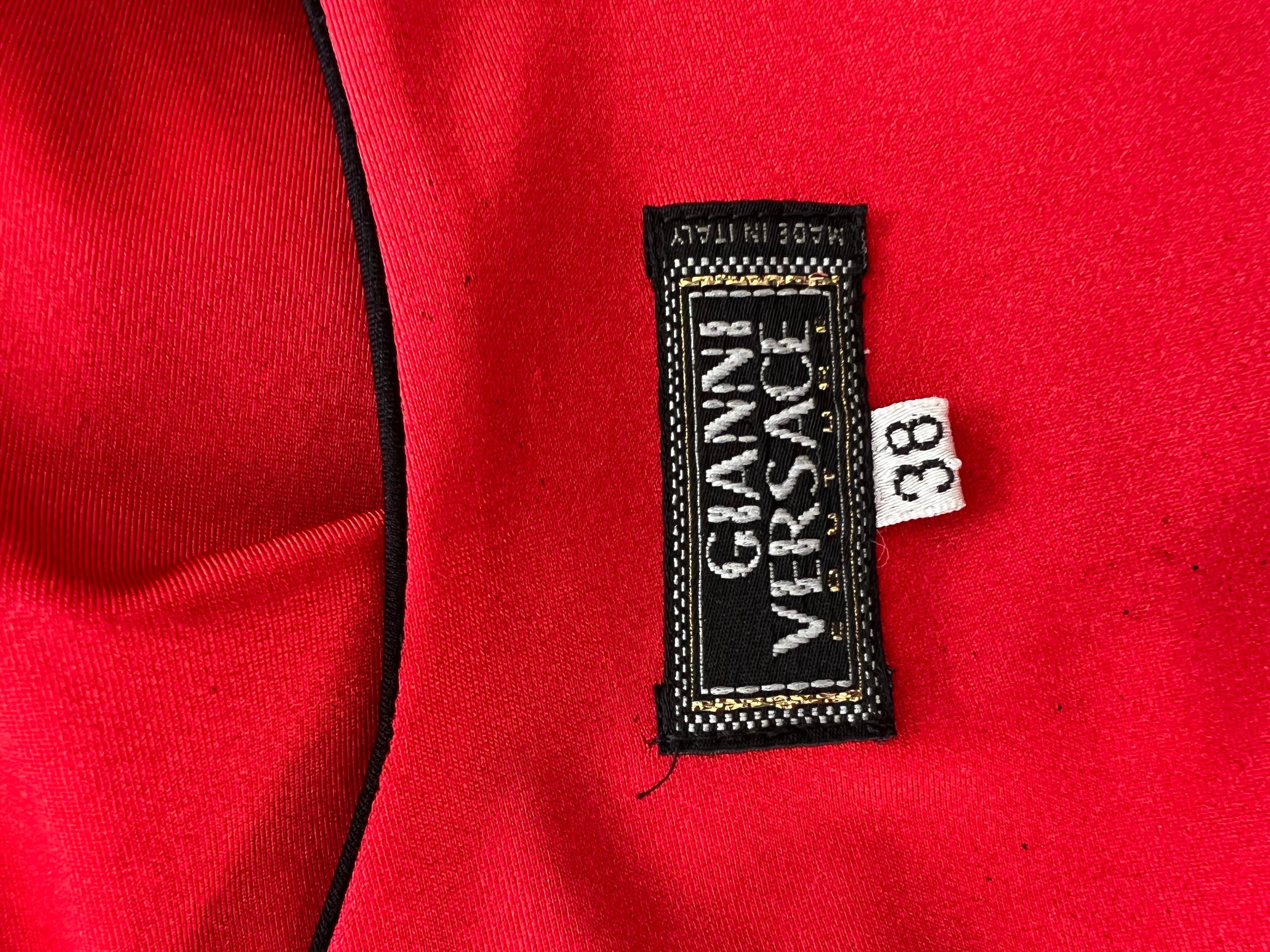 Gianni Versace F/S 1998 Laufsteg Vintage Wet Liquid Look Cutout Abendkleid Kleid im Angebot 8