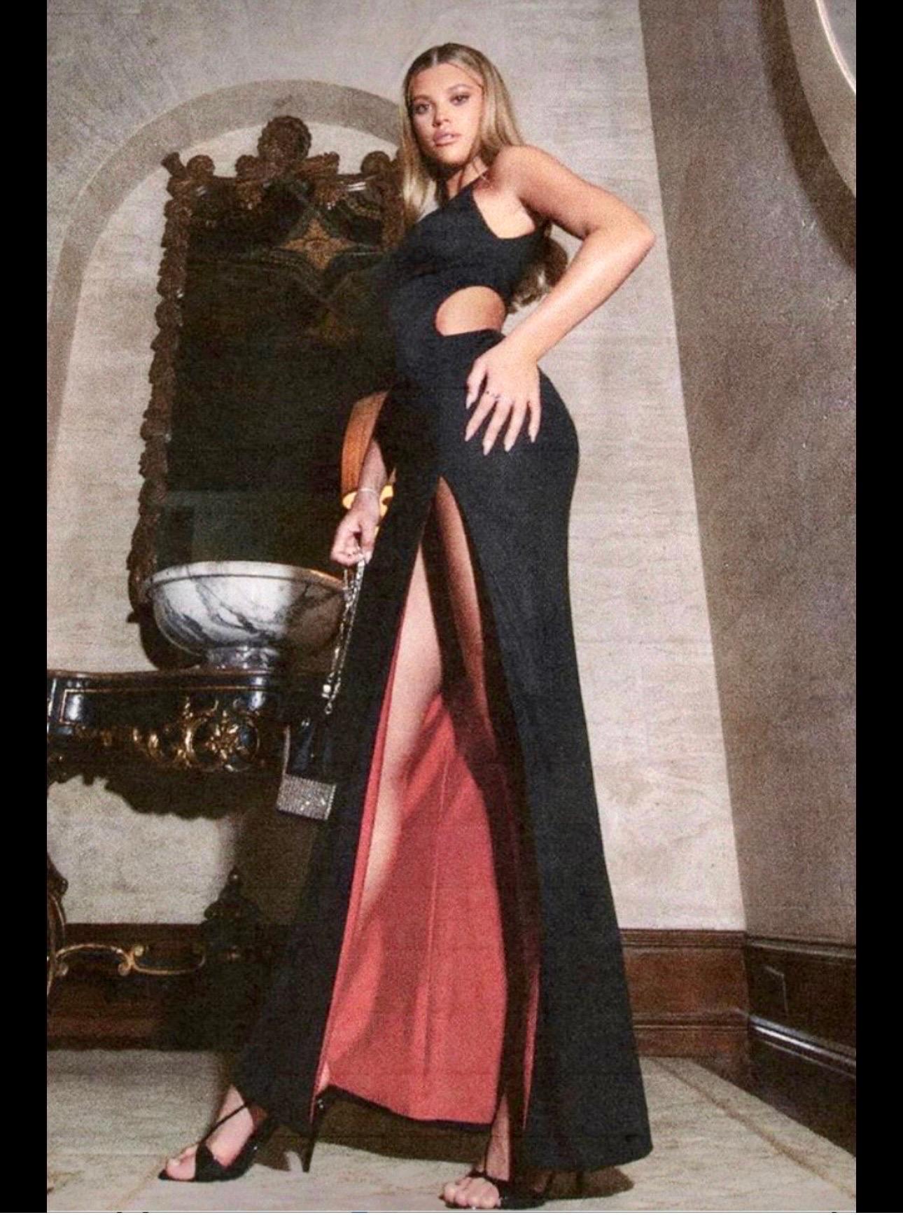 Gianni Versace S/S 1998 Runway Vintage Wet Liquid Look Cutout Evening Dress Gown For Sale 3