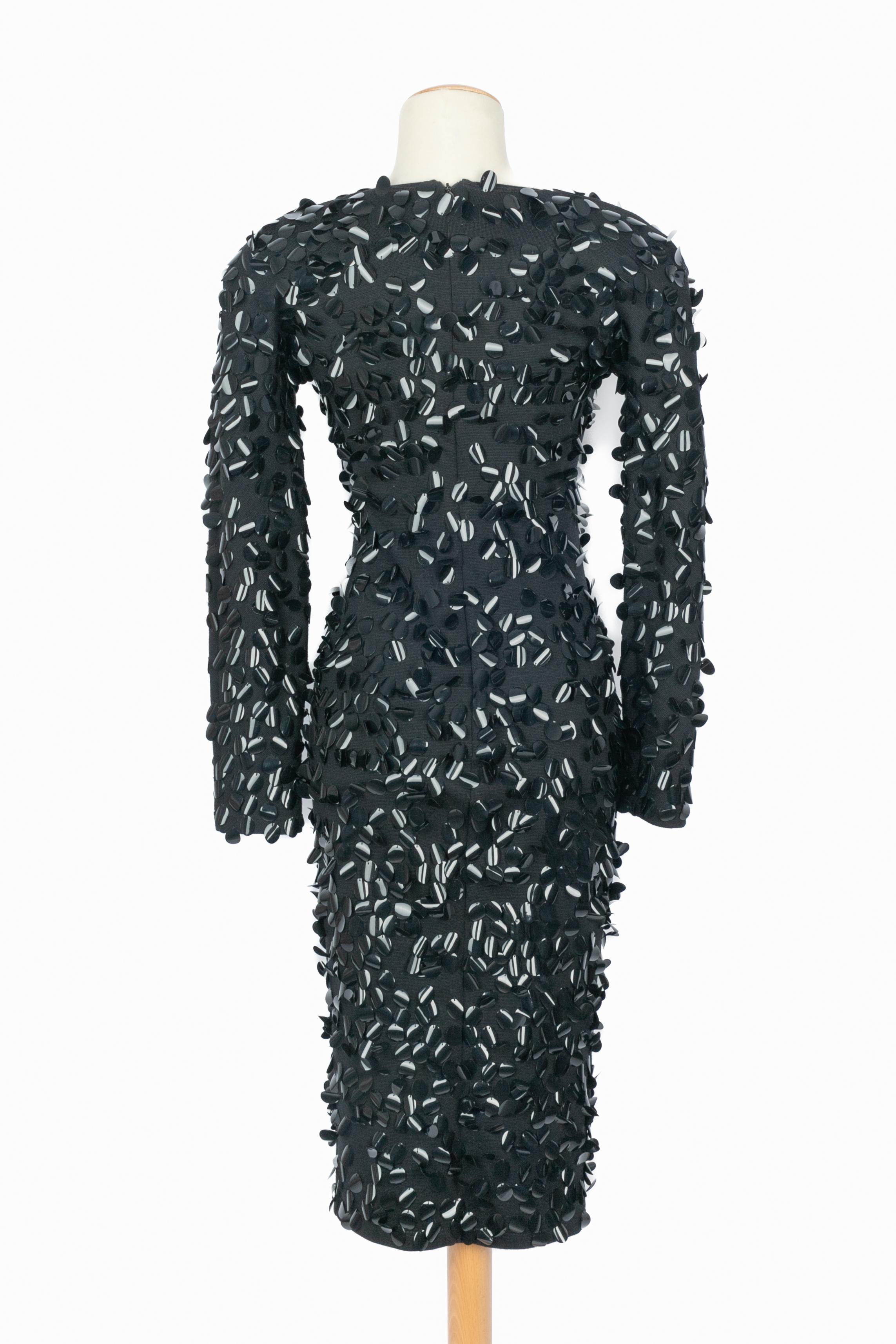 Gianni Versace abito con paillettes Couture in vendita 3