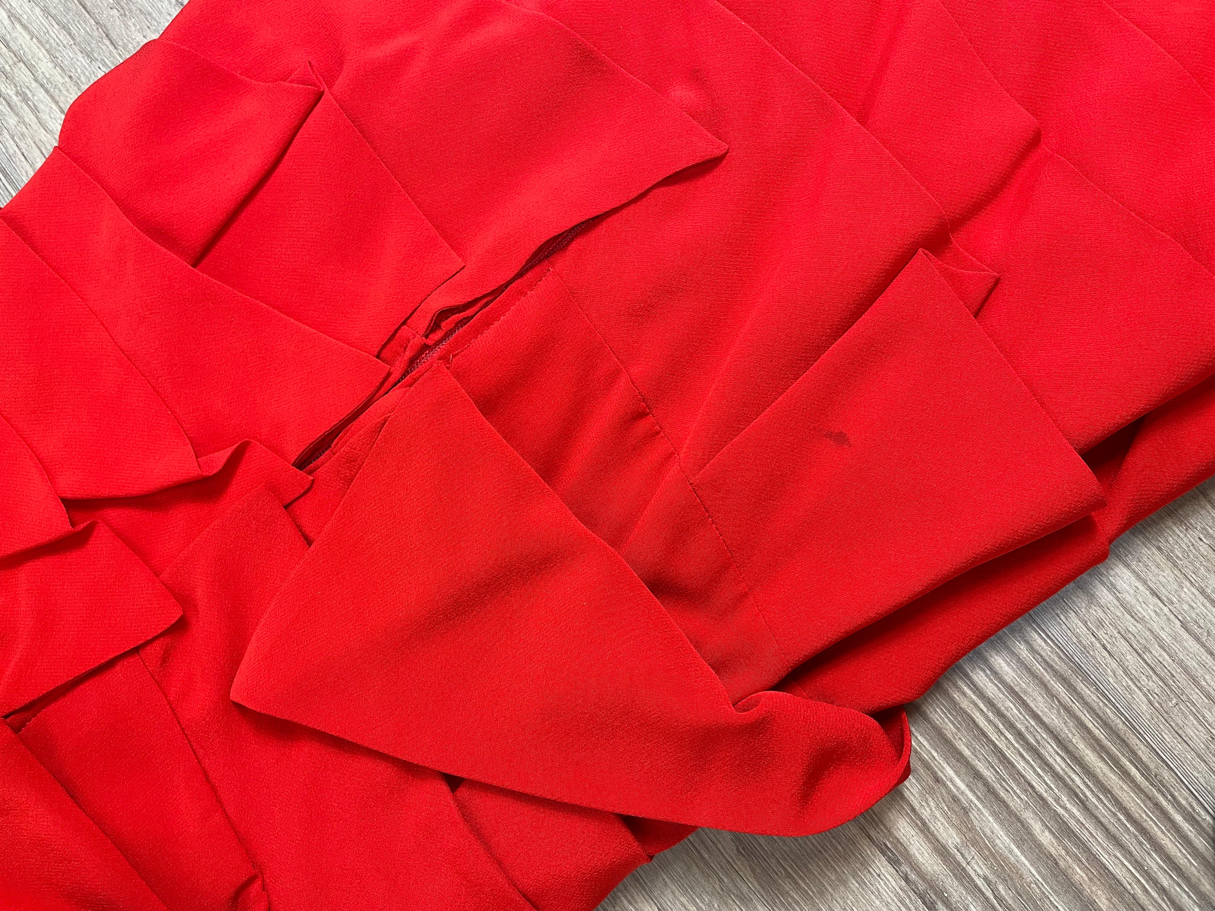 Gianni Versace Sera 1987-88 red dress 3