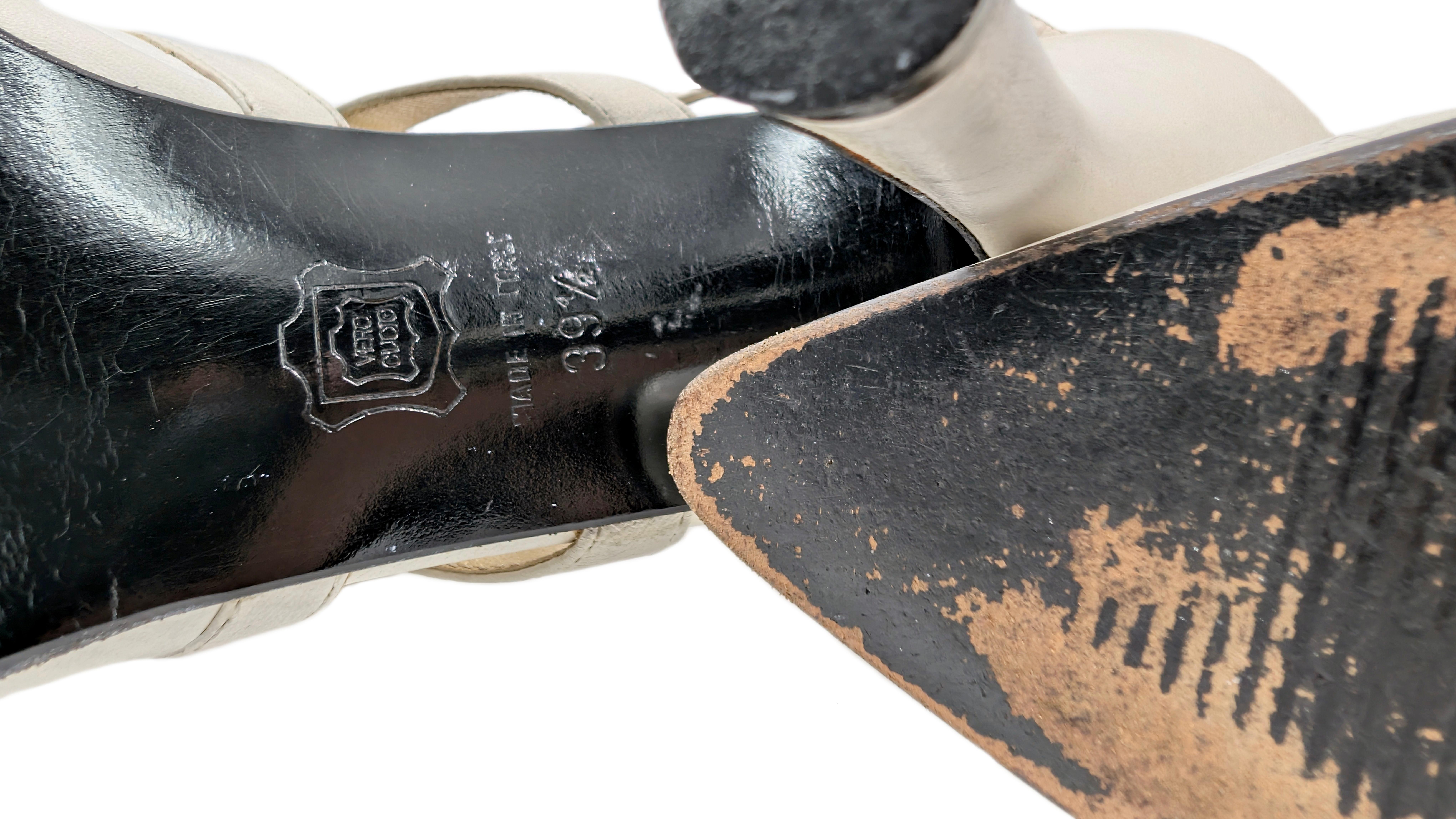 Chaussures Gianni Versace années 90 en vente 3
