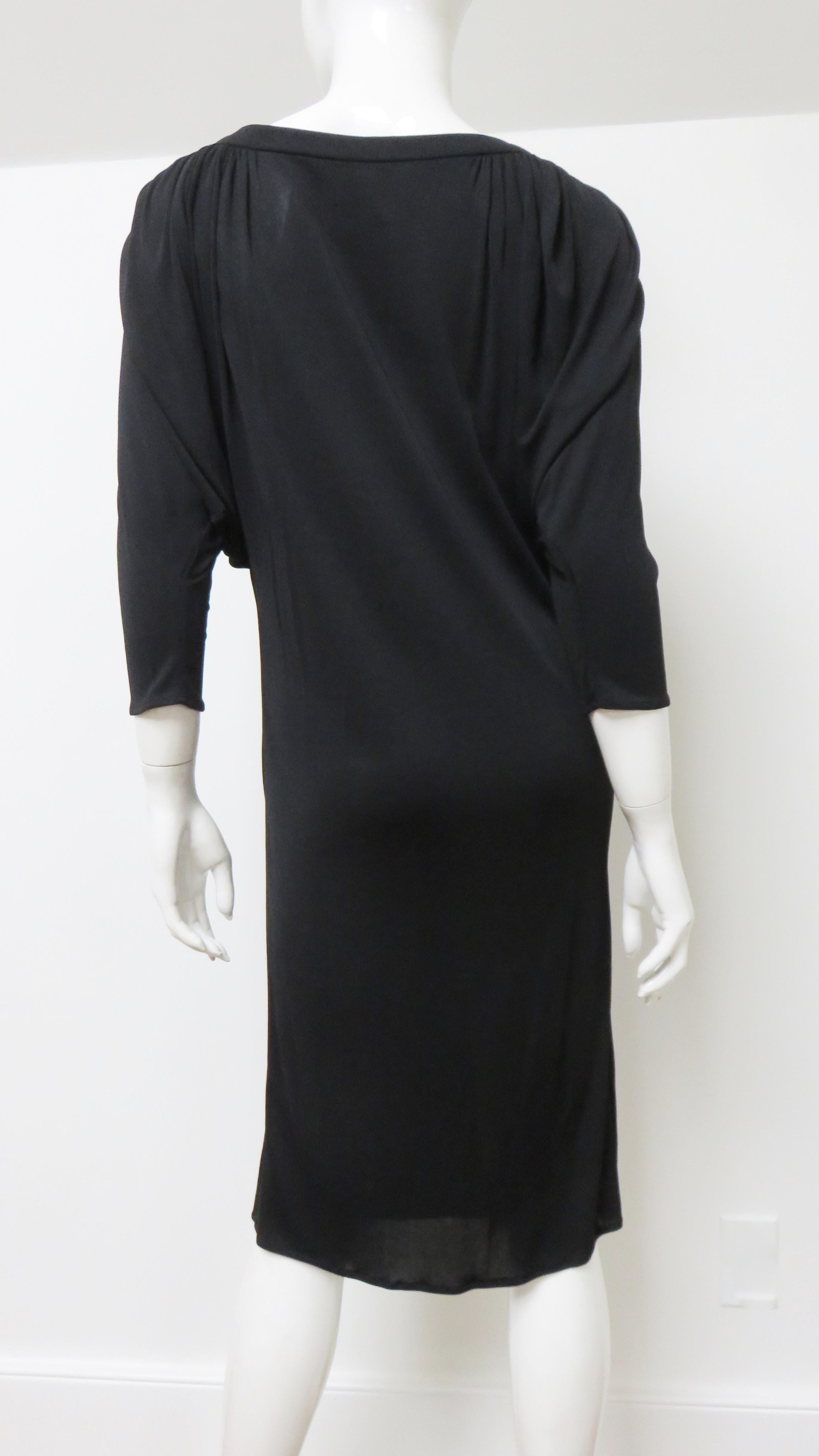 Gianni Versace Silk Cut out Dress For Sale 7