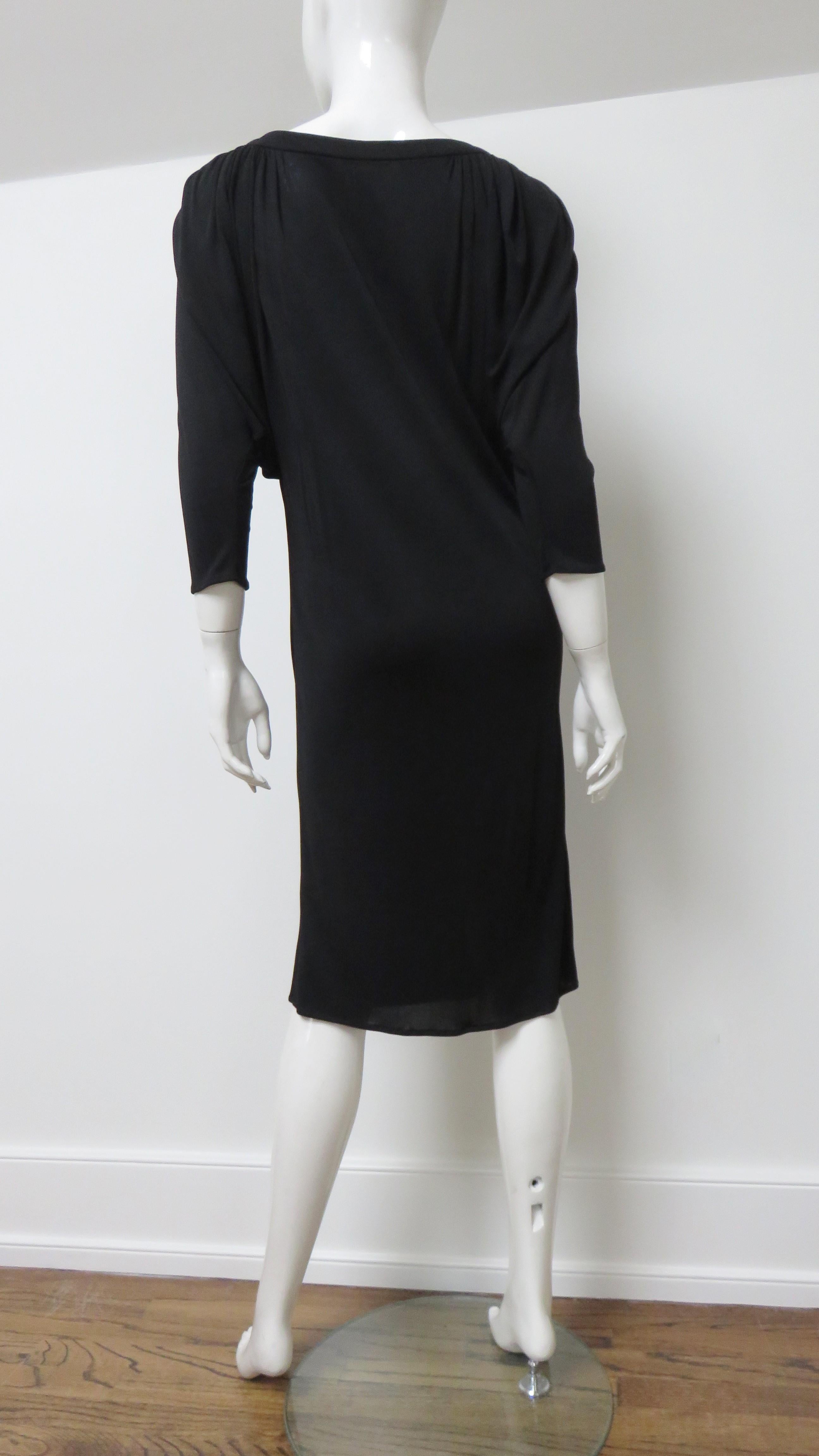 Gianni Versace Silk Cut out Dress For Sale 9