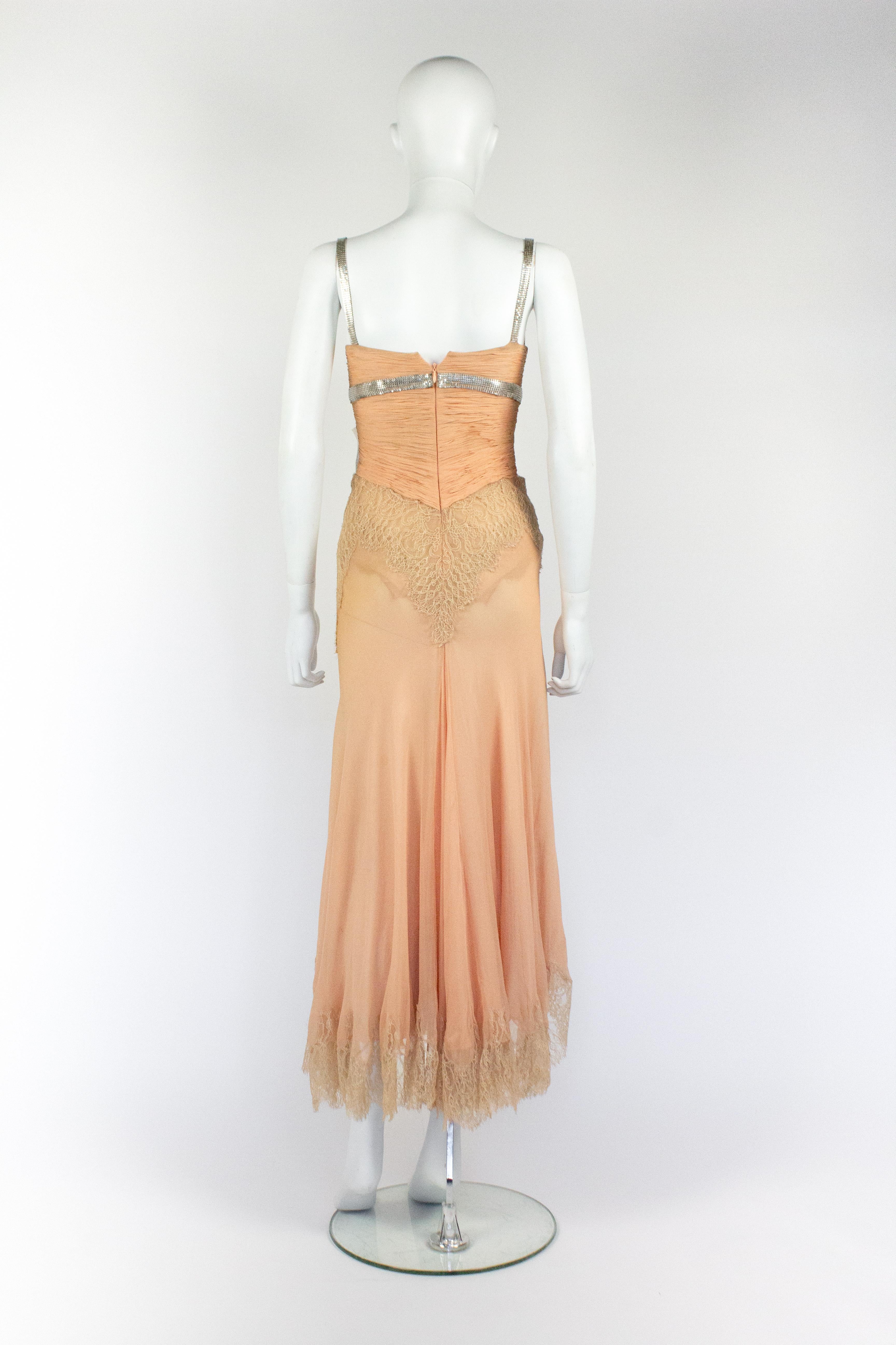 Gianni Versace Silk Dress, S/S 2003 In Good Condition For Sale In Norwich, GB