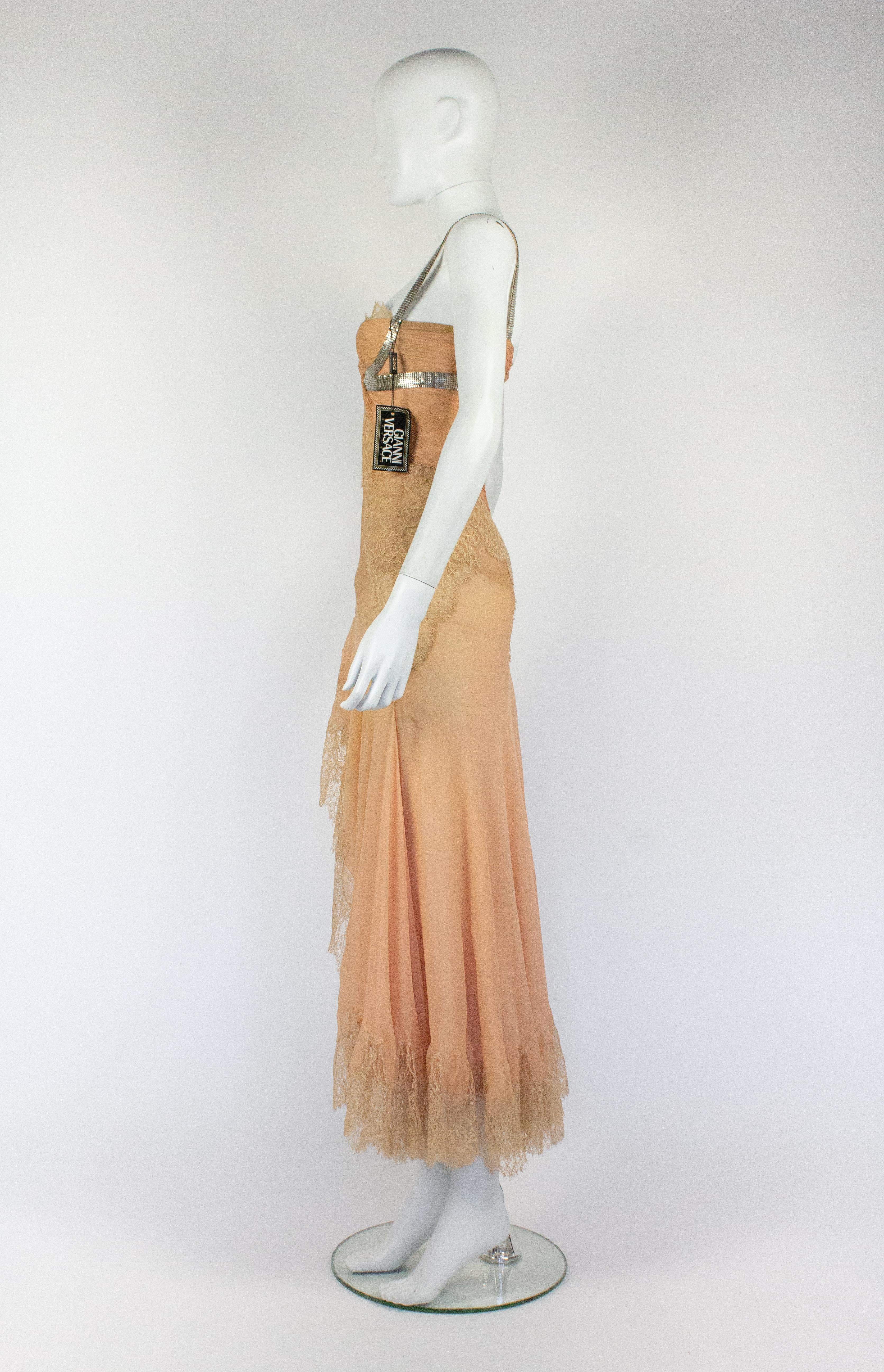 Gianni Versace Silk Dress, S/S 2003 For Sale 3