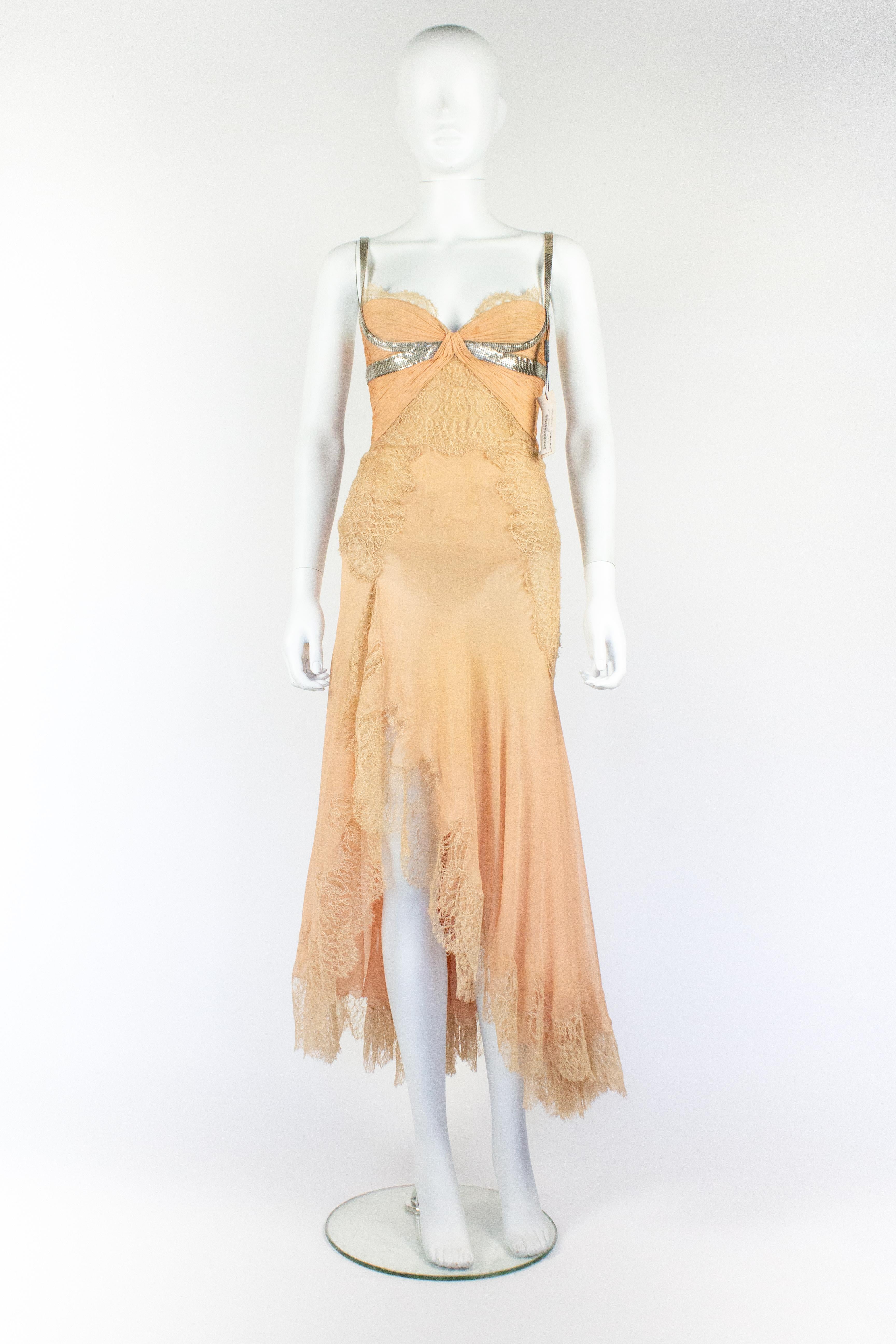 Gianni Versace Silk Dress, S/S 2003 For Sale 4