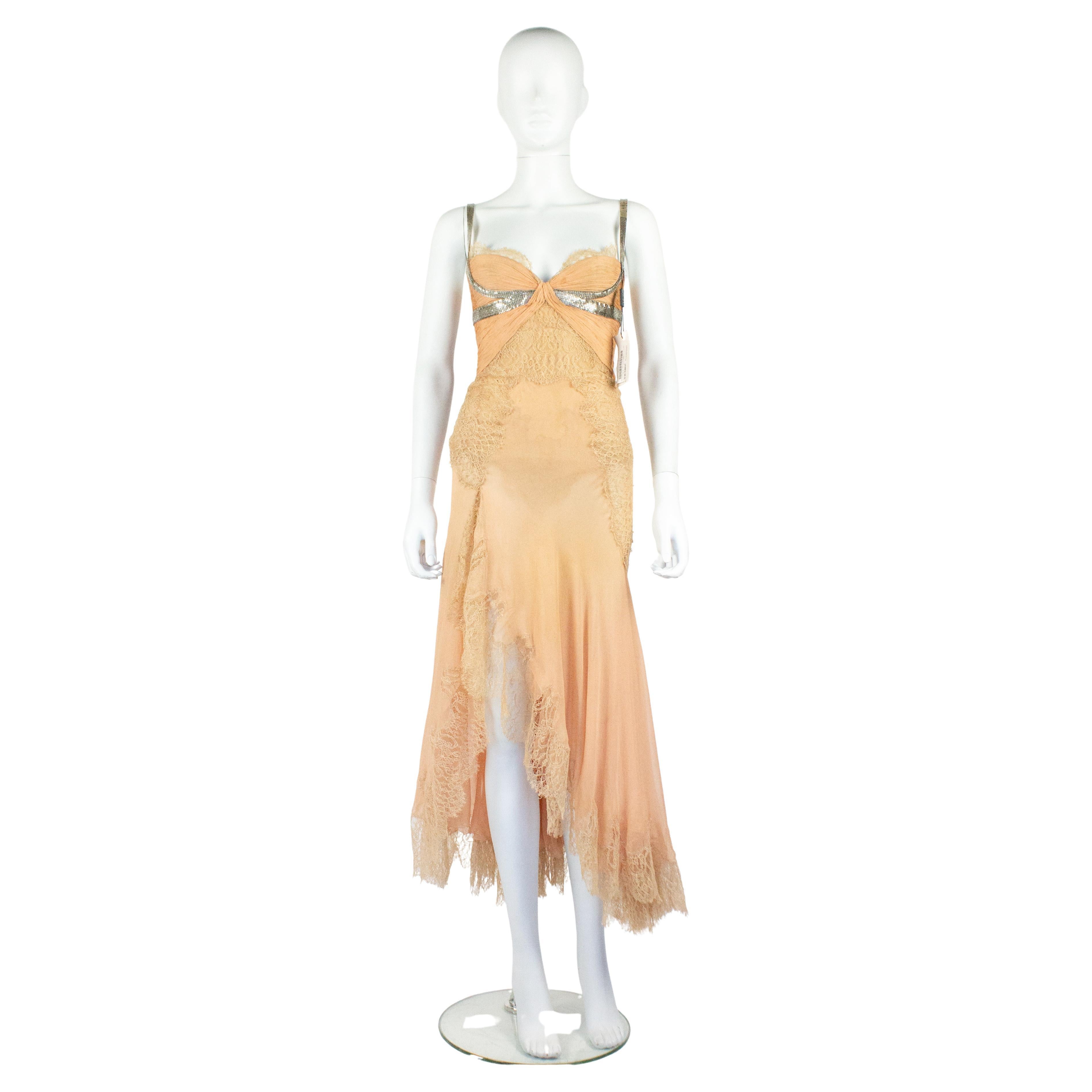 Gianni Versace Silk Dress, S/S 2003 For Sale