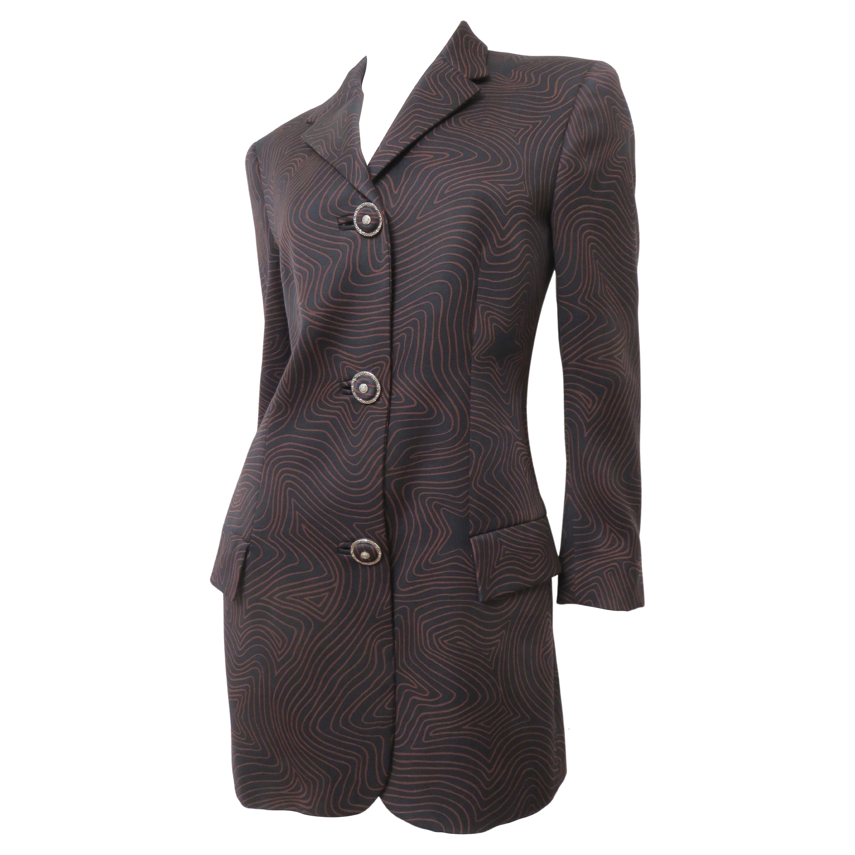 Veste en soie Gianni Versace 1990