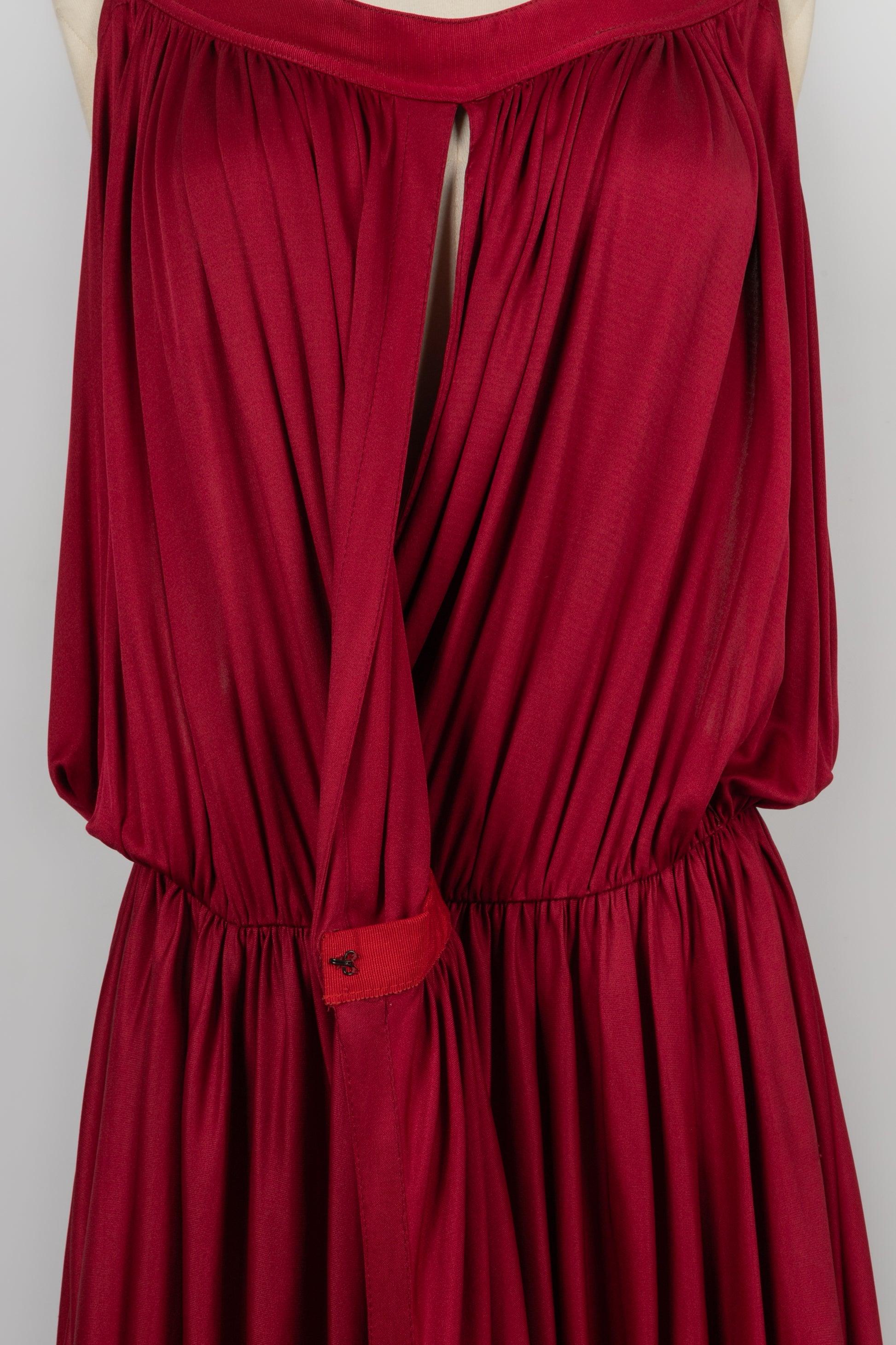 Gianni Versace Silk Pleated Dress, 1980s For Sale 2