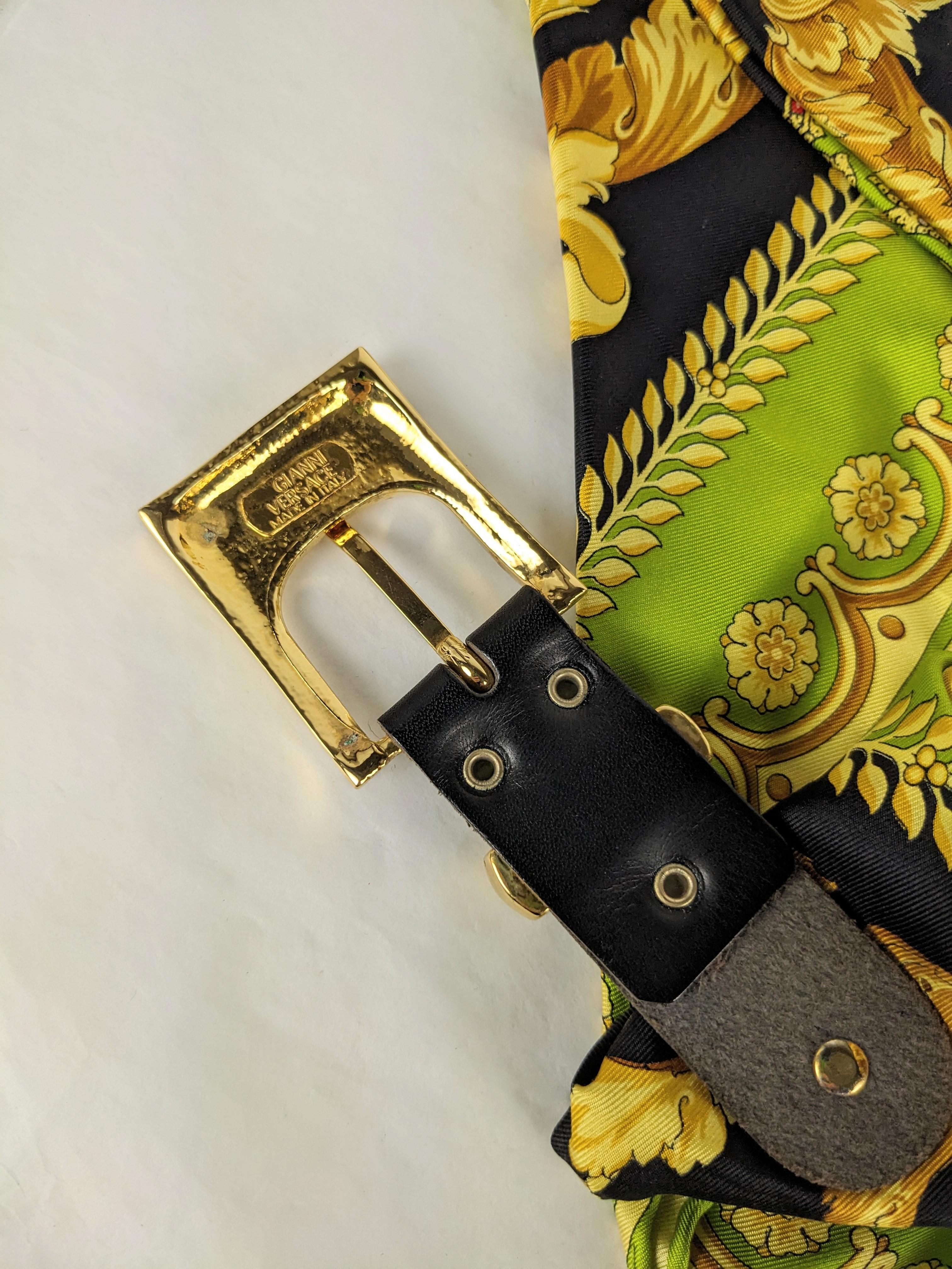 Women's Gianni Versace Silk Scarf Belt For Sale