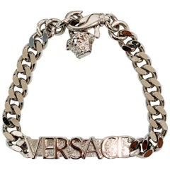 Gianni Versace pulsera Versace tono plata