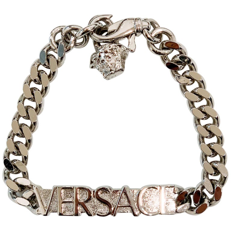 Gianni Versace silver tone Versace bracelet For Sale at 1stDibs | versace  bracelet silver, versace silver bracelet, silver versace bracelet