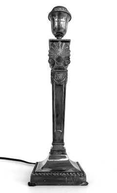 Gianni Versace Lámpara de mesa Medusa de plata, Laudarte SRL Italia