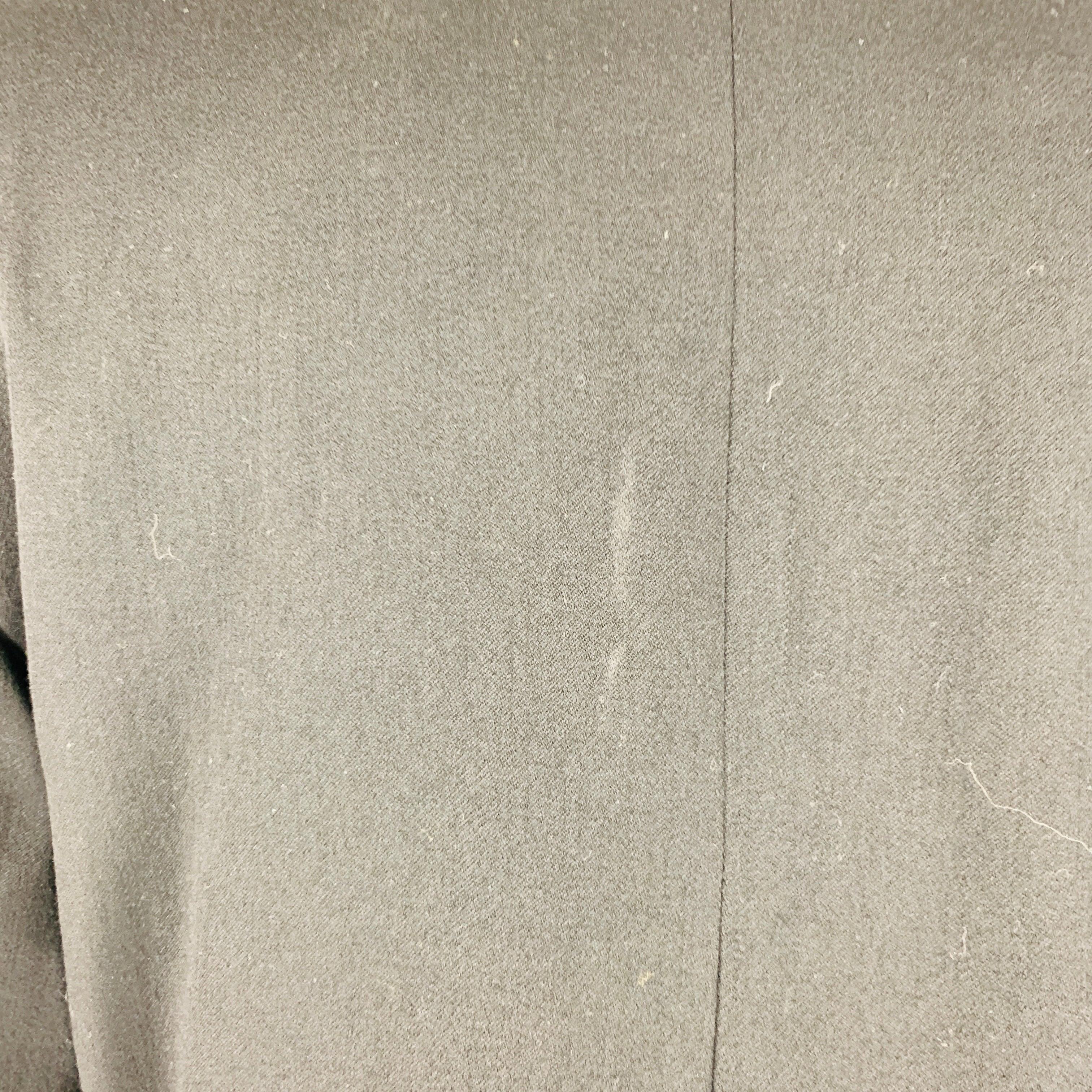 Gianni Versace Taille 40 Veste croisée en laine noire Pour hommes en vente