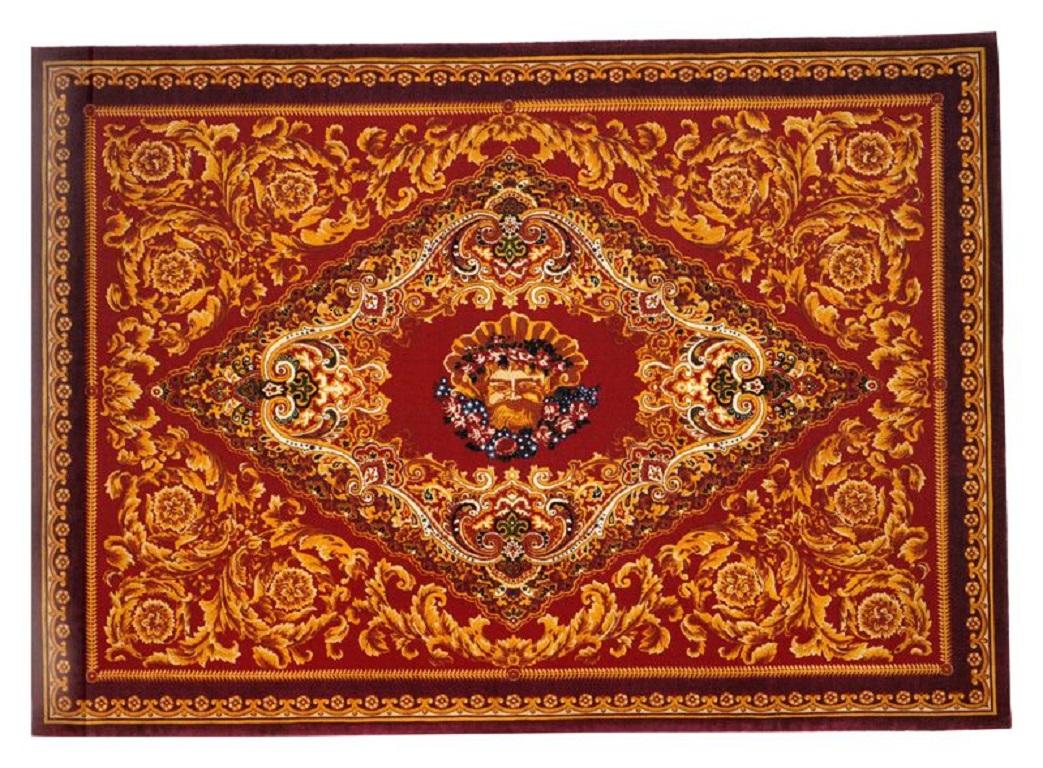 Other Gianni Versace - Souvenir Barocco Red Rug For Sale