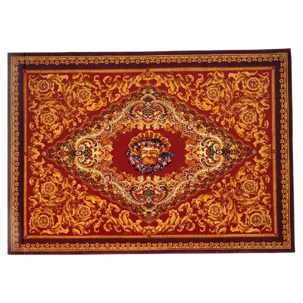 Gianni Versace - Souvenir Barocco Red Rug For Sale