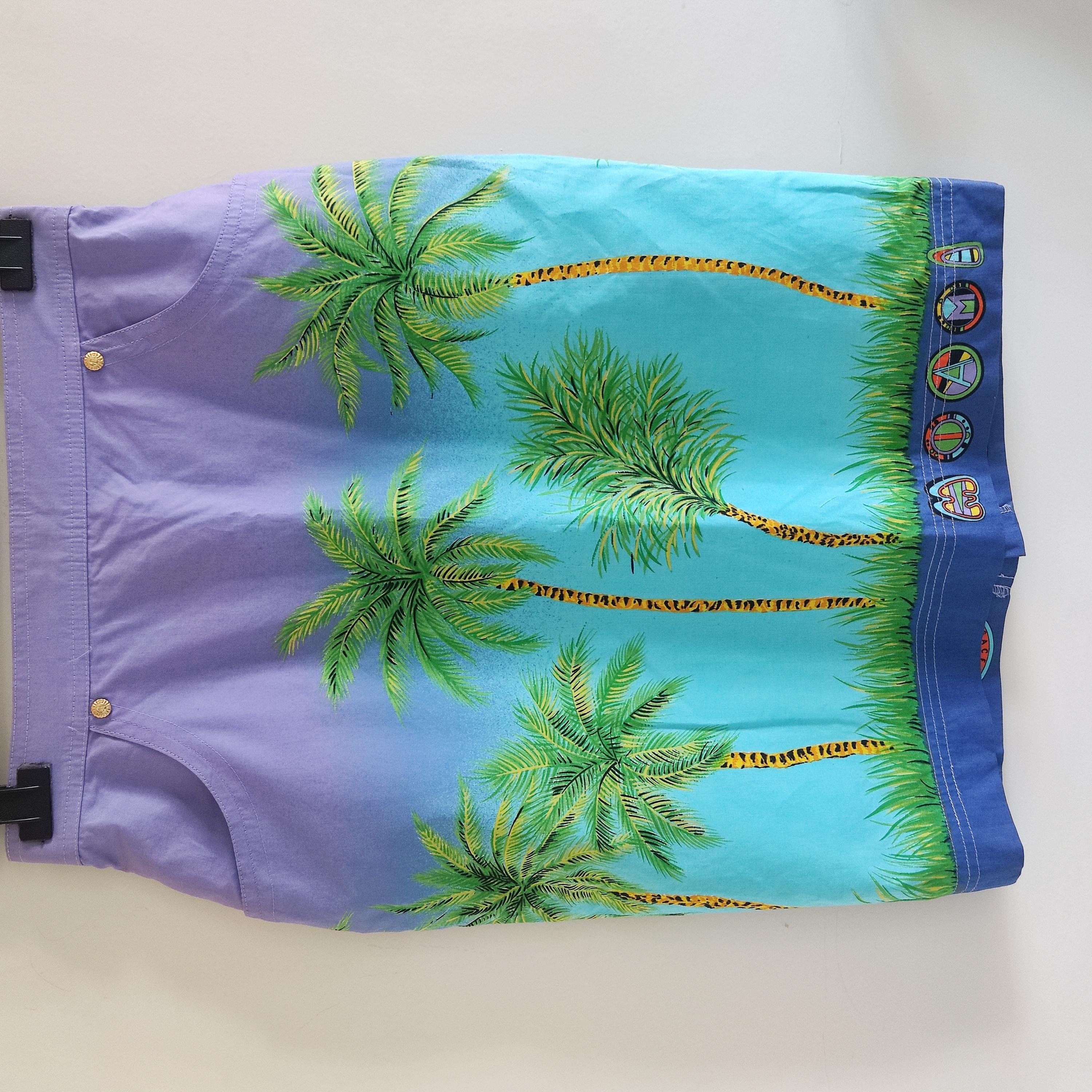 Gianni Versace Sport Miami Palm Tree Jeans Couture Blazer Jacket Suit Dress 6