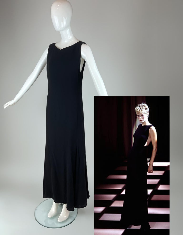 Gianni Versace Spring/Summer S/S 1996 Runway Dress as seen on Princess Diana  For Sale at 1stDibs