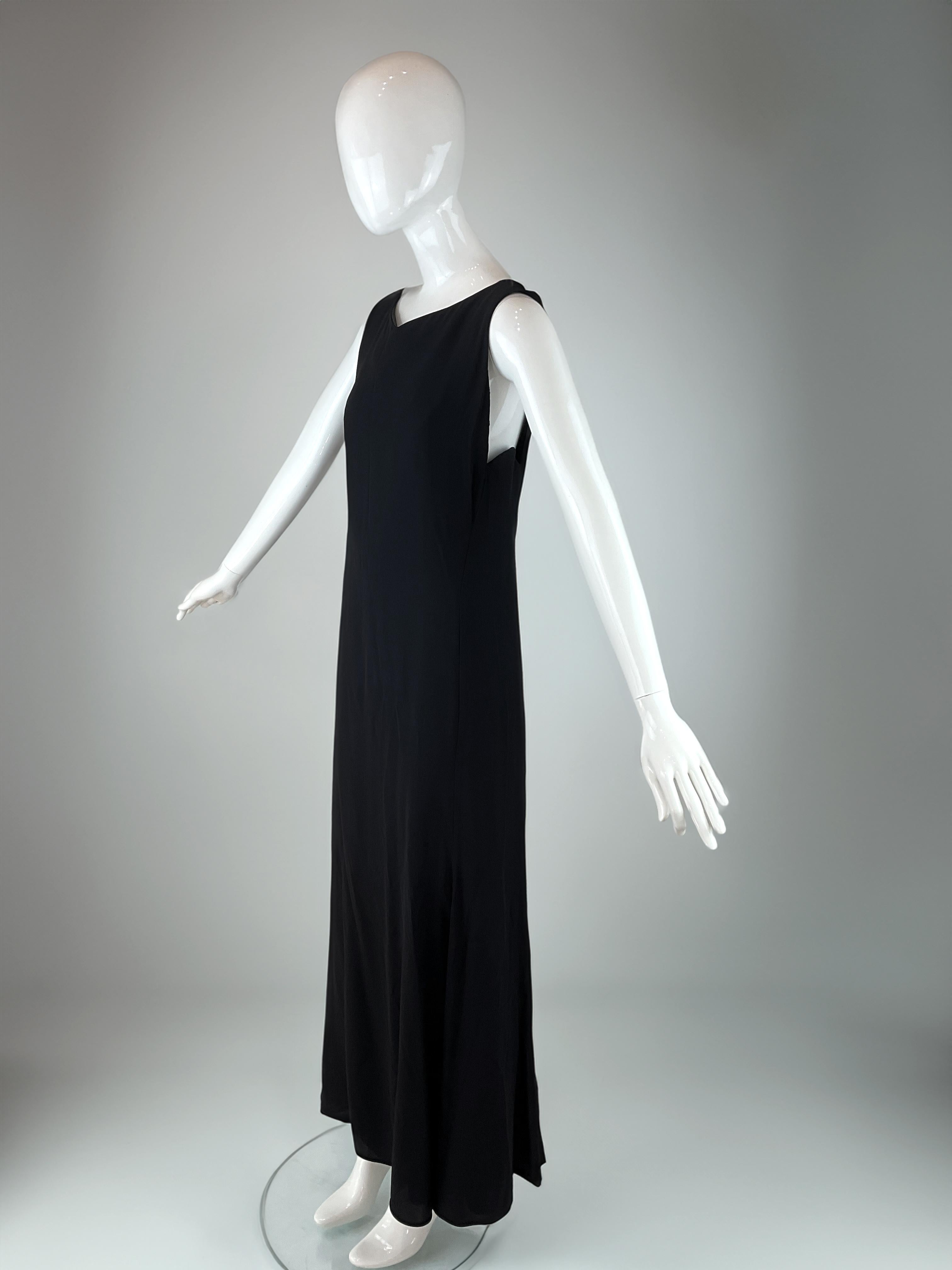 Black Gianni Versace Spring/Summer S/S 1996 Runway Dress as seen on Princess Diana For Sale