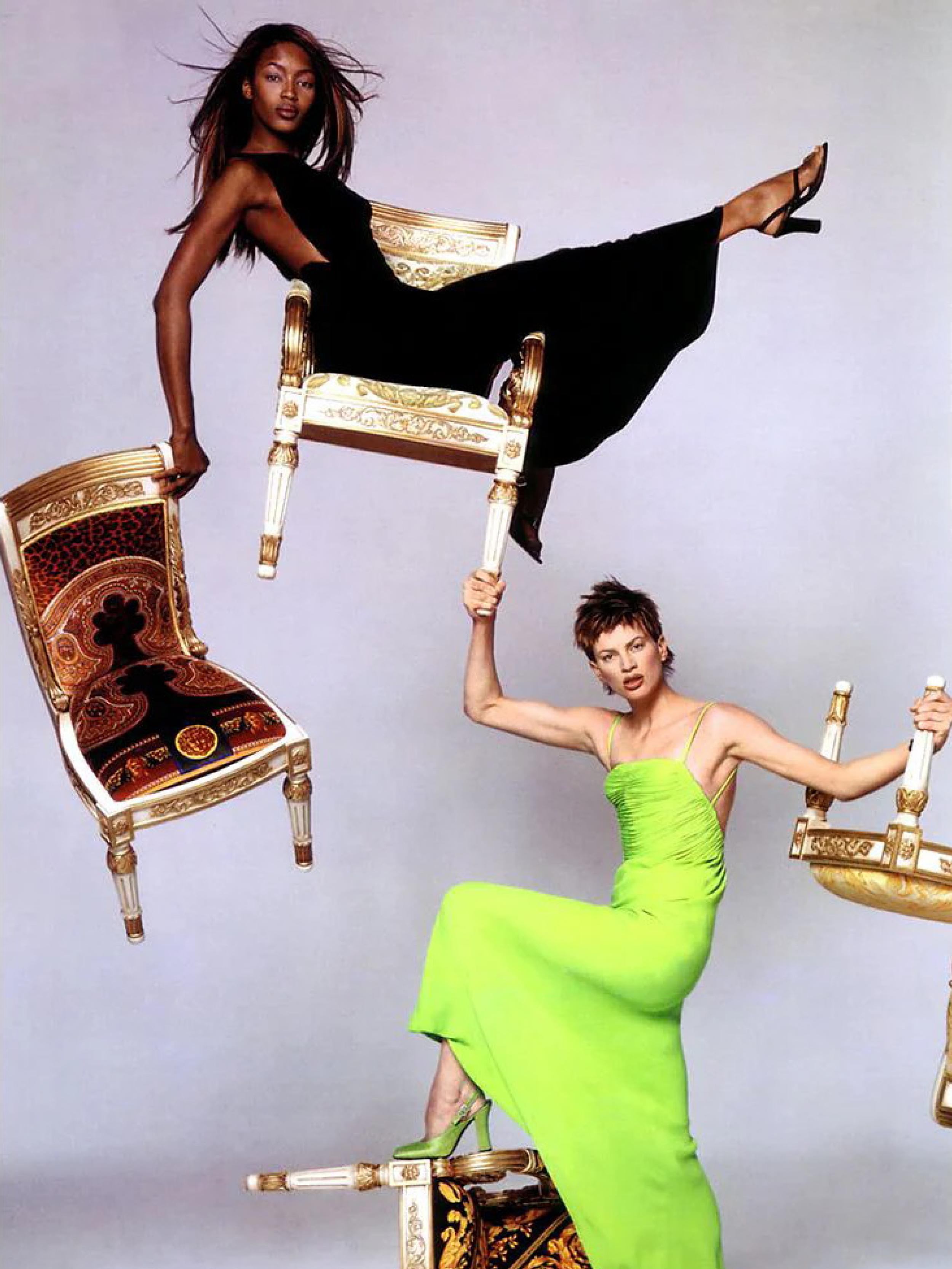 Gianni Versace Spring/Summer S/S 1996 Runway Dress as seen on Princess Diana For Sale 4