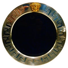 Gianni Versace Sterling Silver Round Photograph / Photo / Picture Frame 1990´s