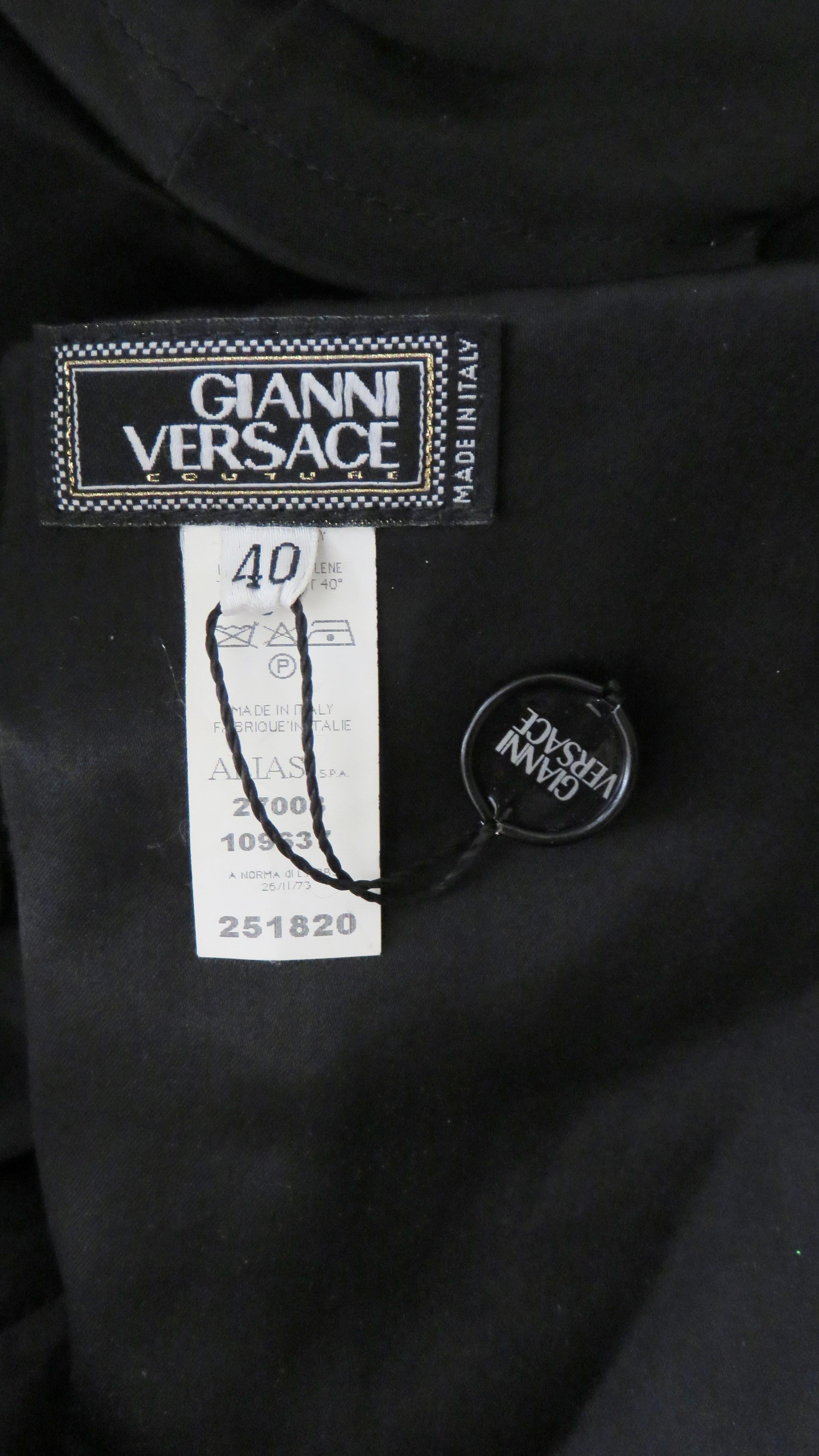 Gianni Versace New Strapless Lace Up Dress For Sale 9