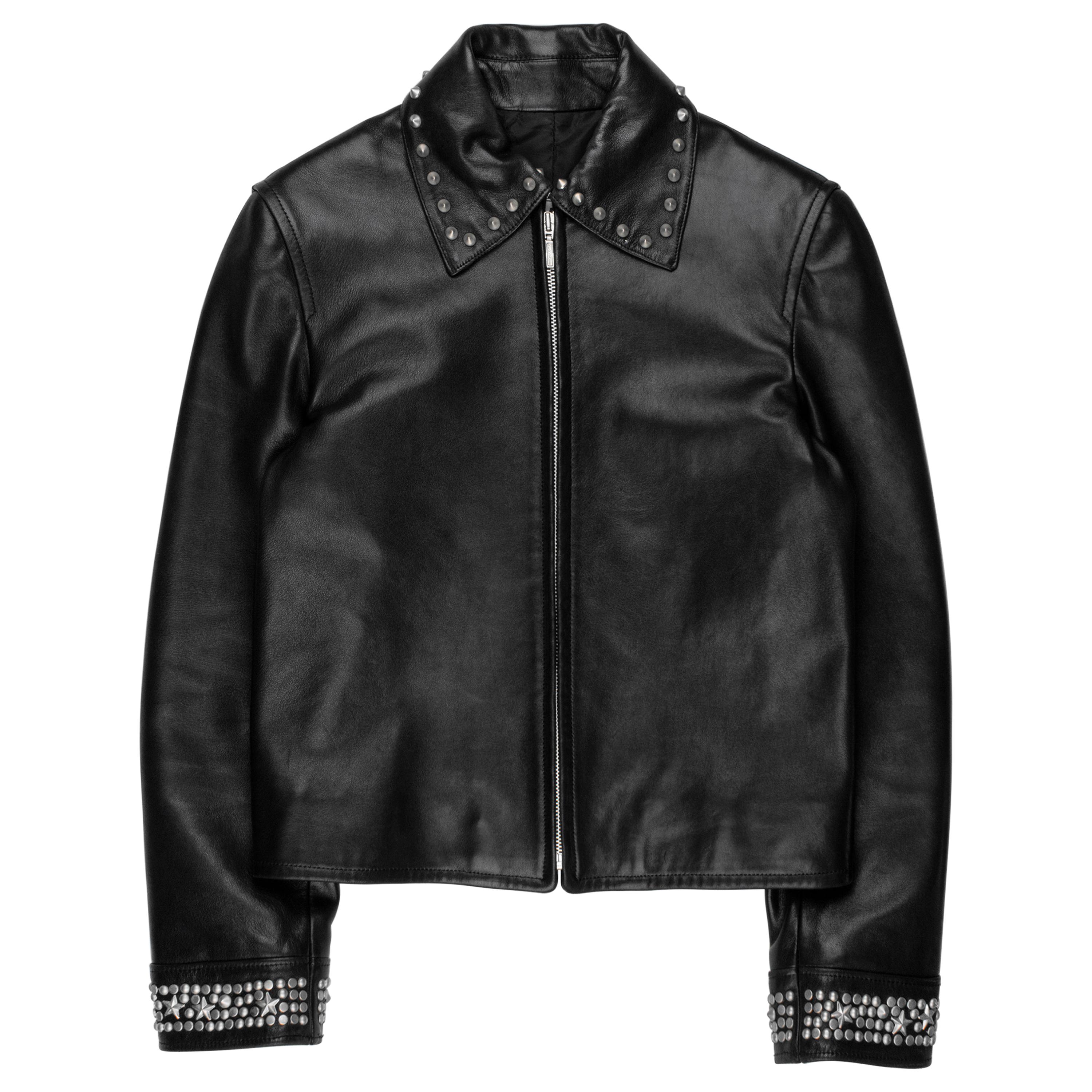 Gianni Versace Studded Leather Jacket
