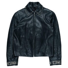 Gianni Versace Studded Leather Jacket
