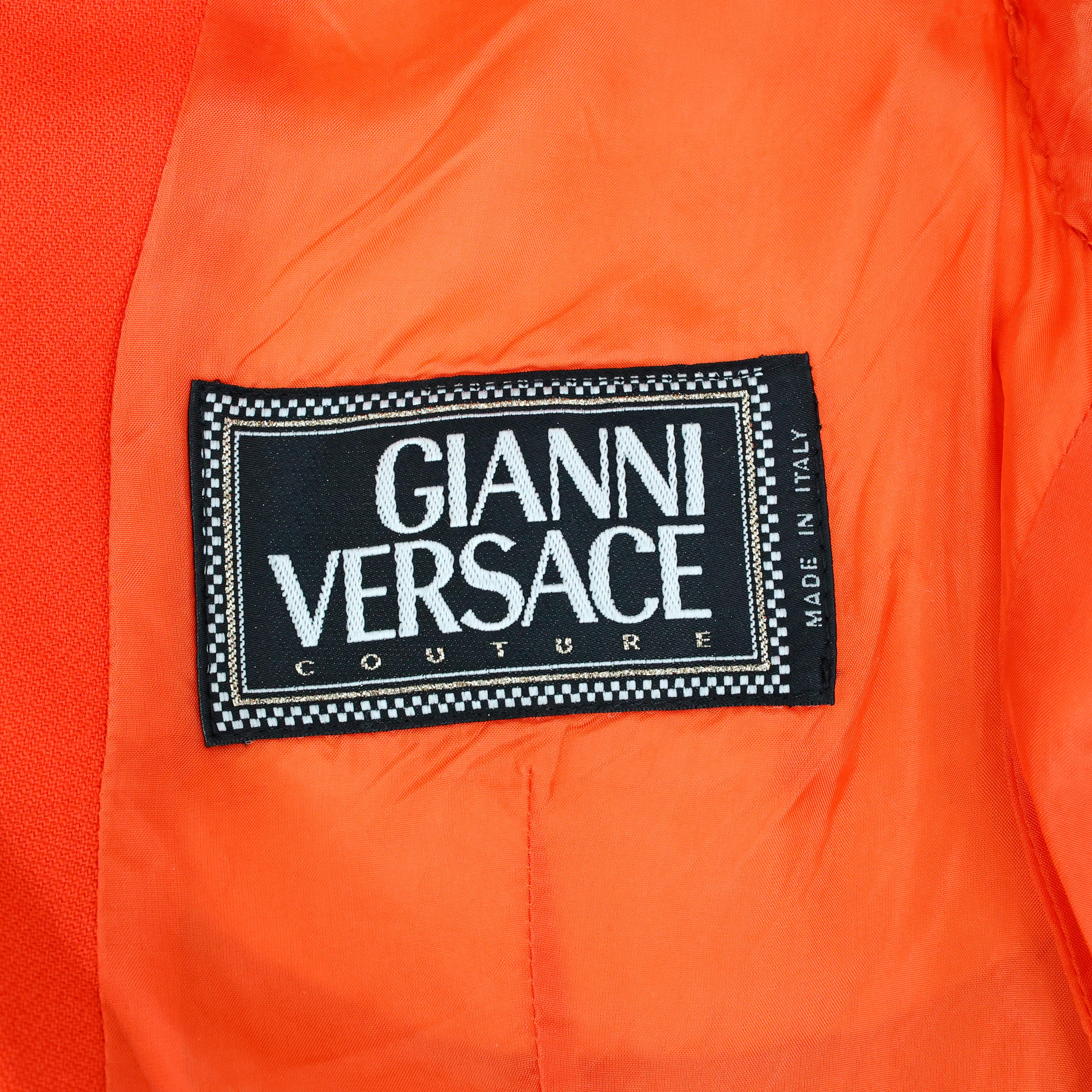 Abito / Tailleur (giacca e gonna) in lana di Gianni Versace In condizioni buone in vendita a Bressanone, Trentino-Alto Adige
