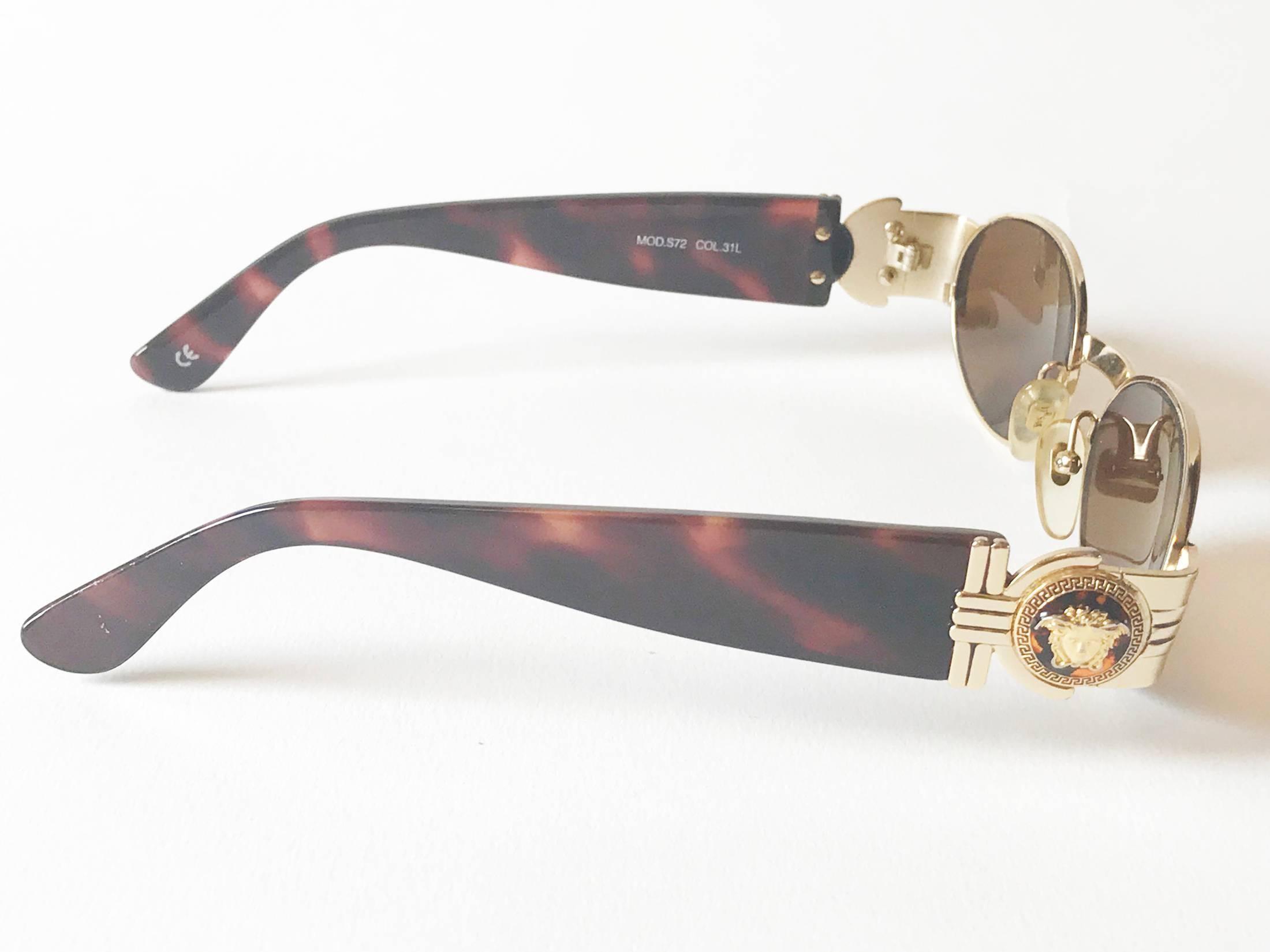 Gianni Versace Sunglasses. Mod. S72 Col. 31L. In Good Condition In Bilbao, ES