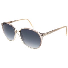 Used Gianni Versace sunglasses translucent grey