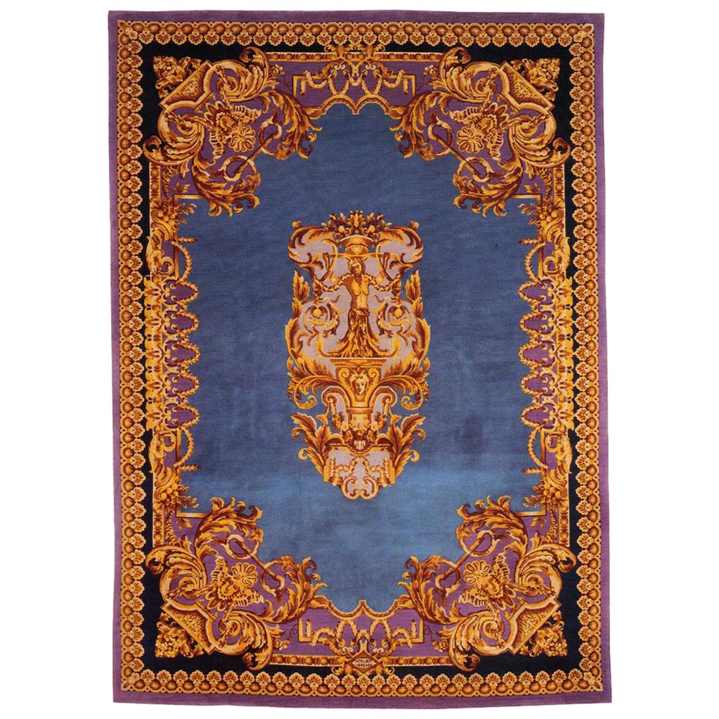 Gianni Versace - Tartan-Traumland-Teppich -7'10" x 7'10"