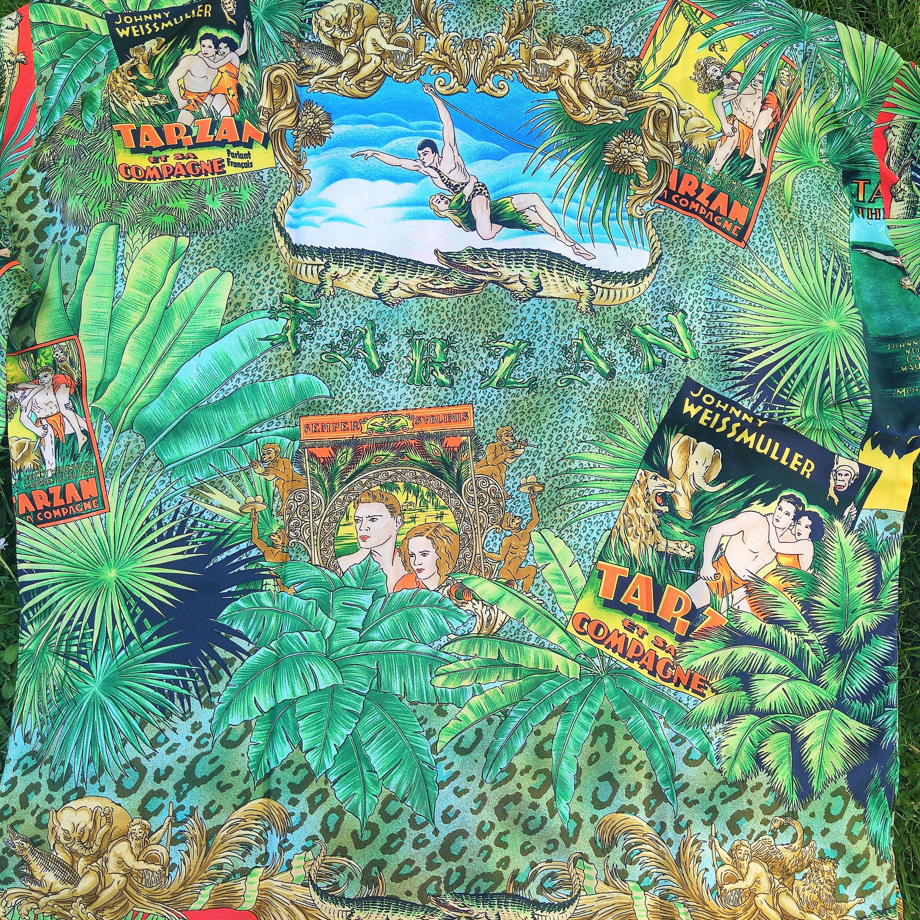 Gianni Versace Tarzan Baroque Movie Medusa 90s 1993 SS Couture Silk Shirt For Sale 8